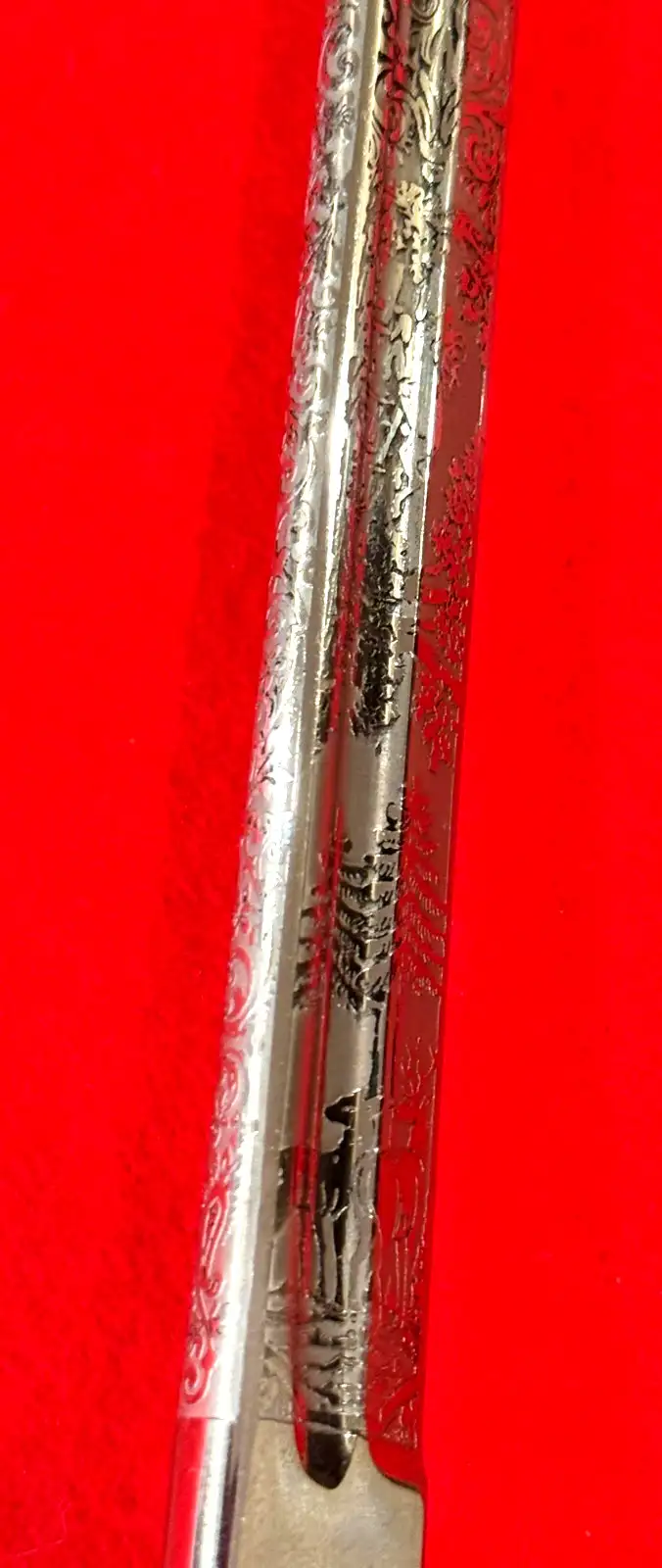 German WWI M1898 Bayonet with Engraved Blade - View 13
