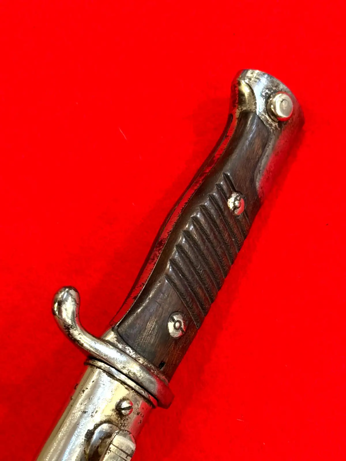German WWI M1898 Bayonet with Engraved Blade - View 19