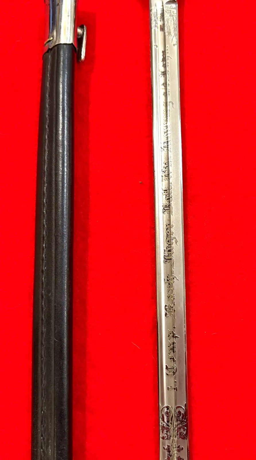 German WWI M1898 Bayonet with Engraved Blade - View 7