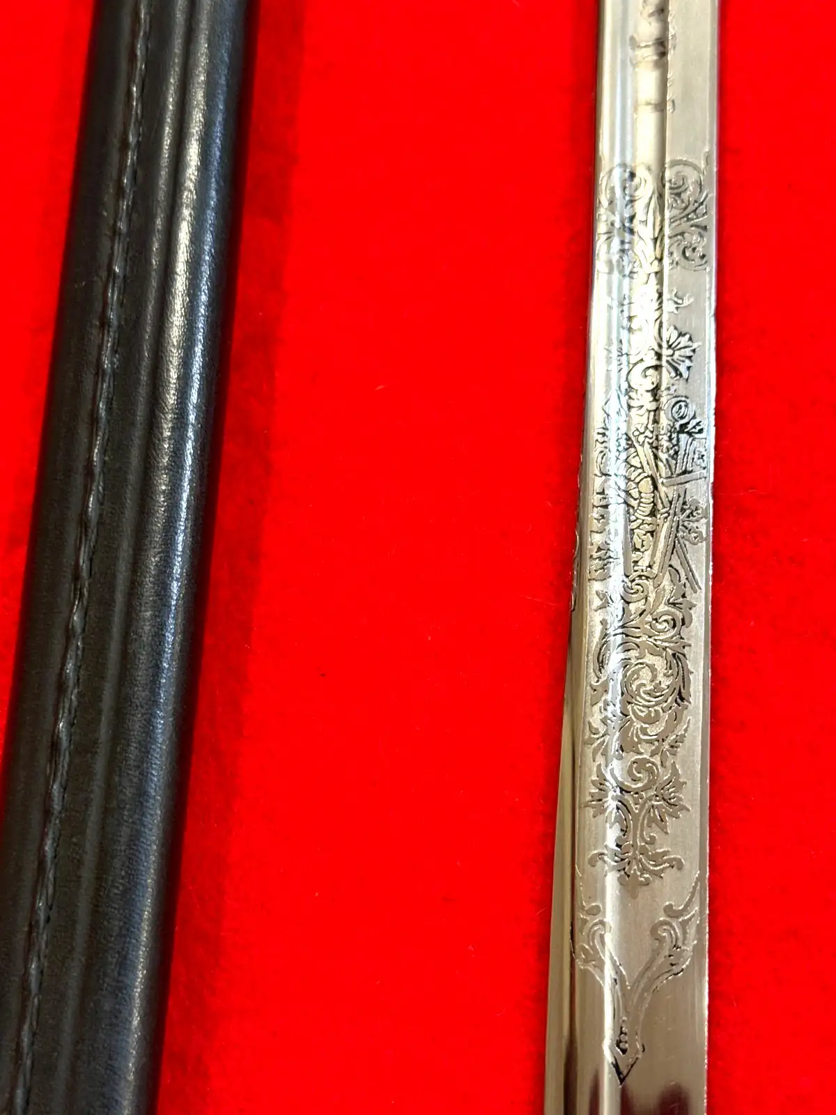 German WWI M1898 Bayonet with Engraved Blade - View 9