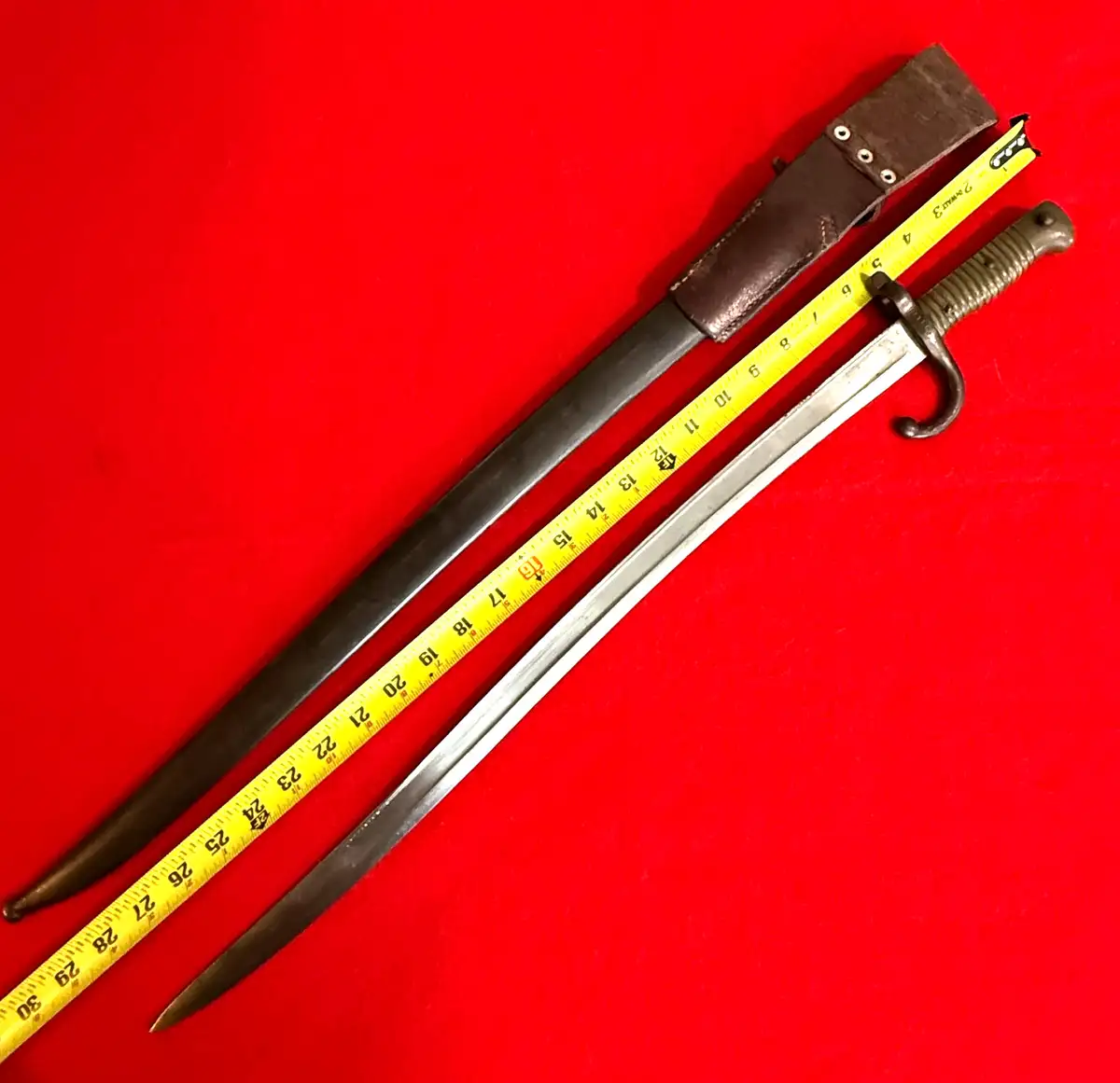 French Model 1866 Chassepot Sword Bayonet alternate view