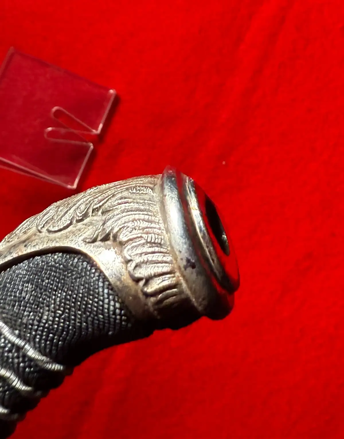 German WWI-WWII Sabre Handle and Guard - View 4