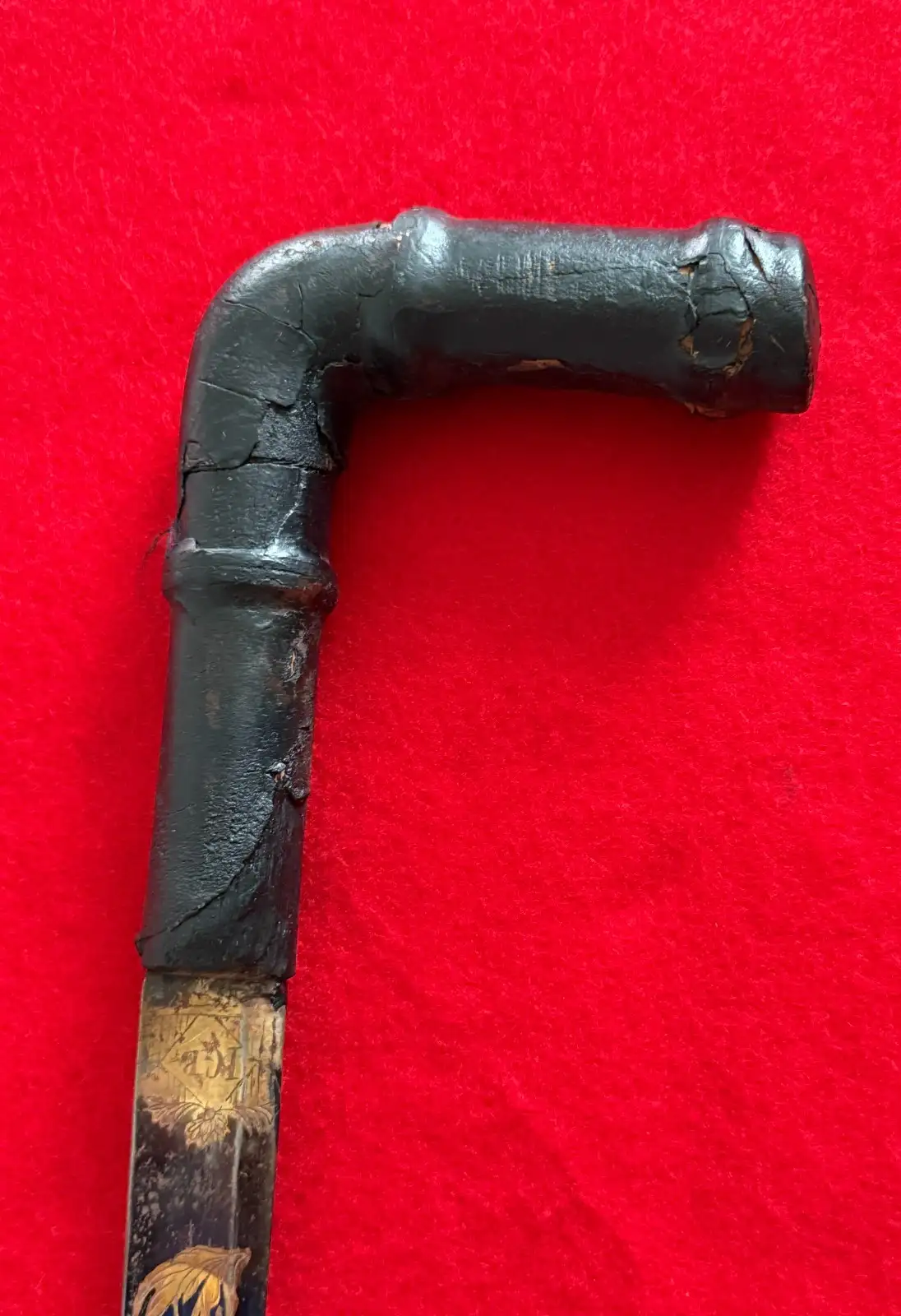 German 19th Century Gold Etched Straight Sword - View 11