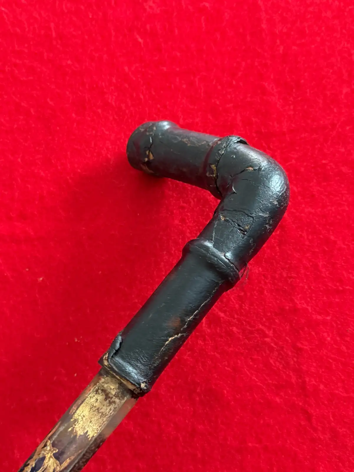 German 19th Century Gold Etched Straight Sword - View 12