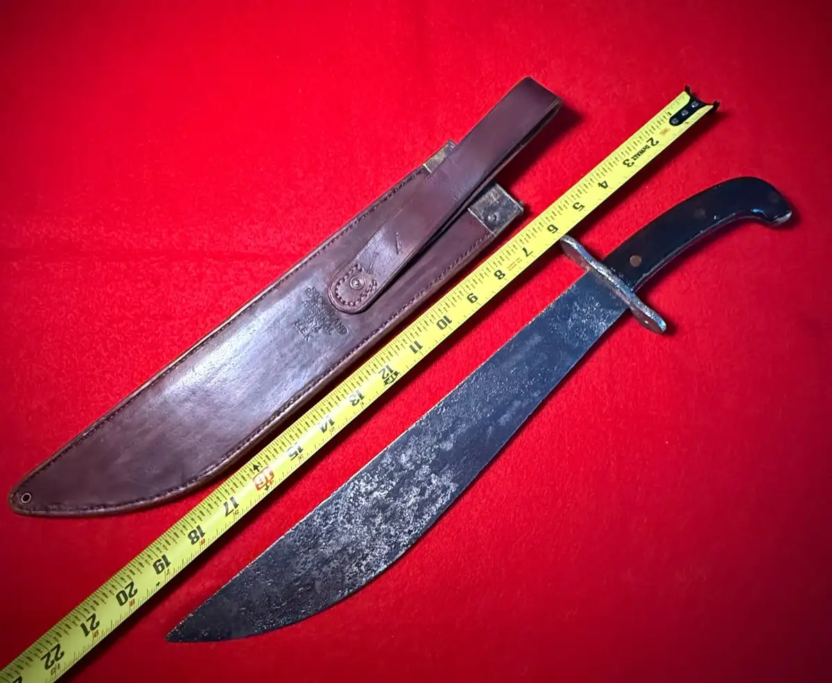 Original US WW1 M1909 Bolo Knife - View 3