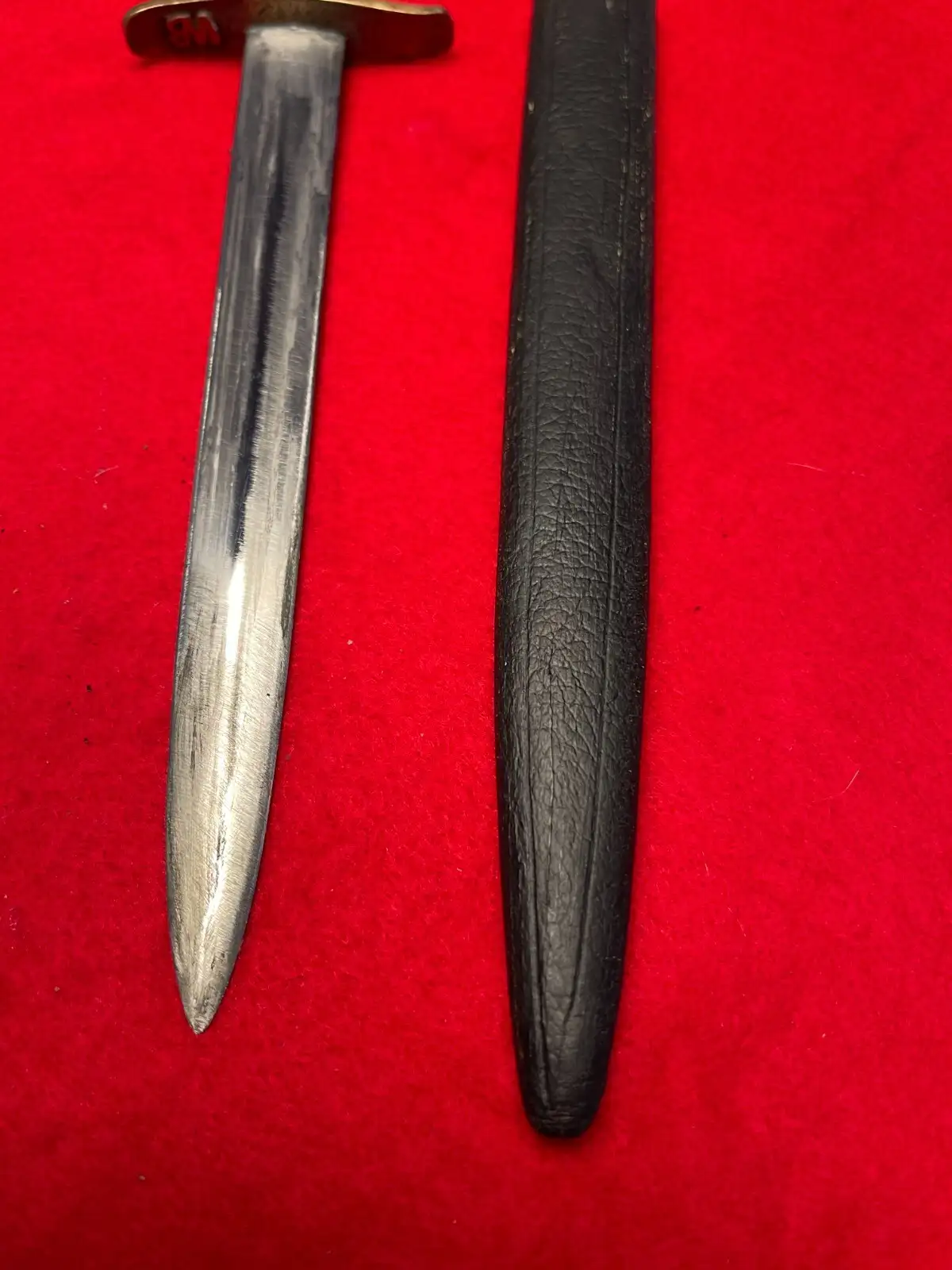 German WWI-WWII Boot Fighting Knife - View 4
