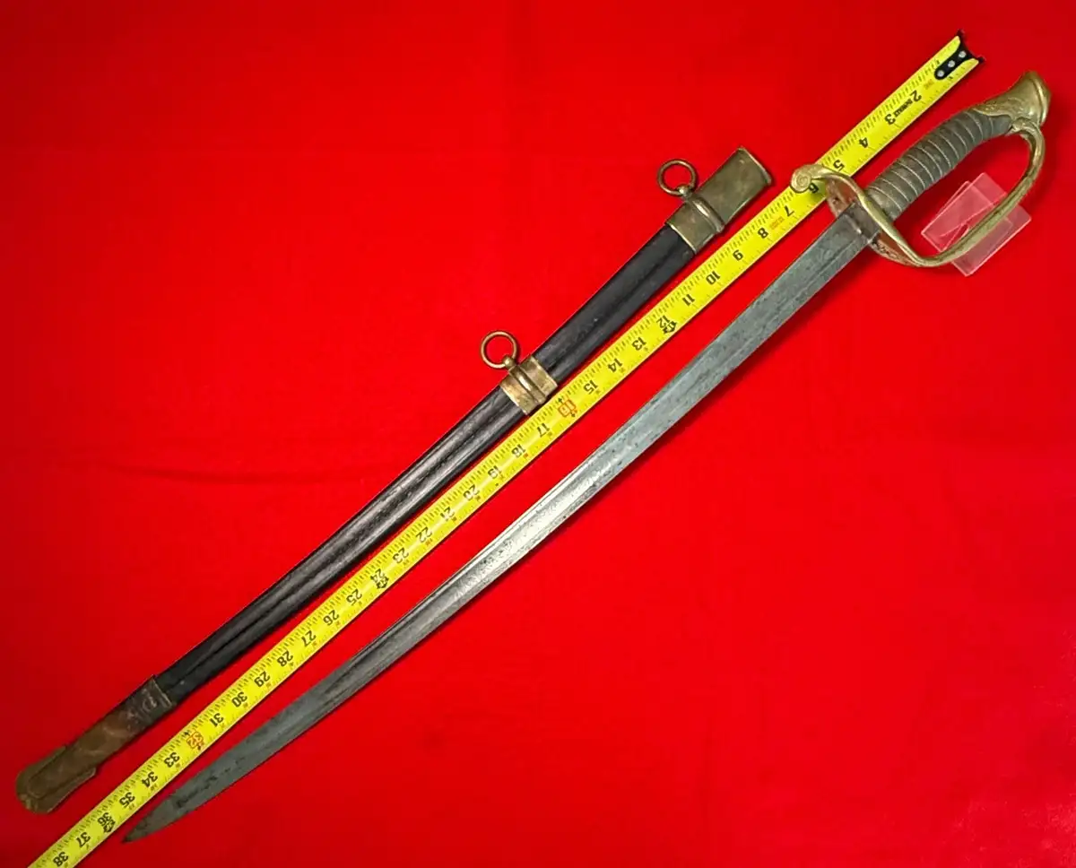 US Civil War M1850 Foot Officer Sword alternate view