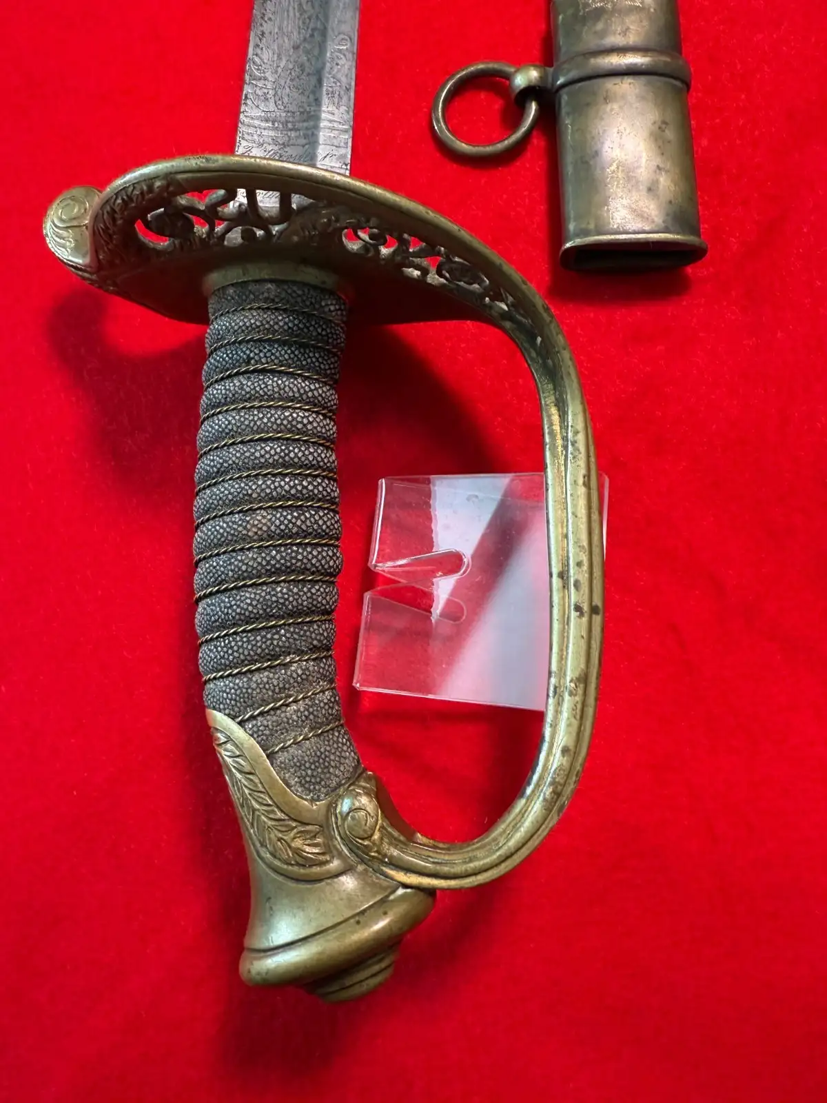 US Civil War M1850 Foot Officer Sword - View 7