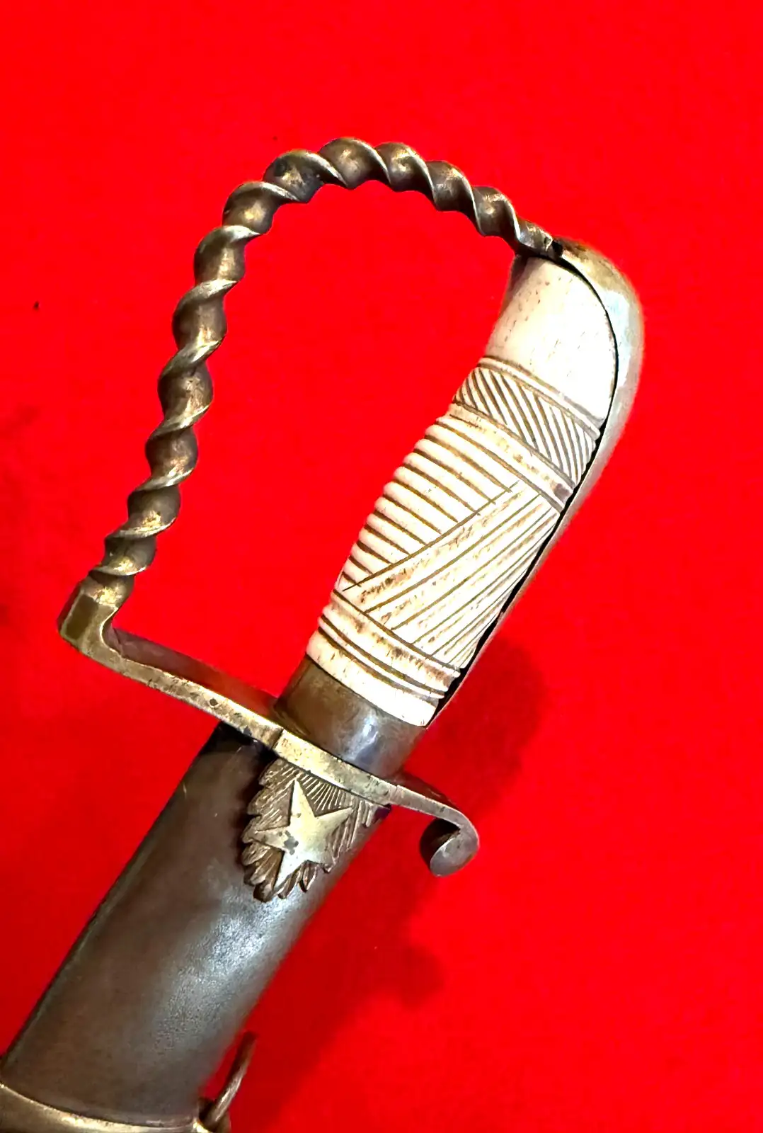 US War of 1812 Mounted Artillery Sword - View 13