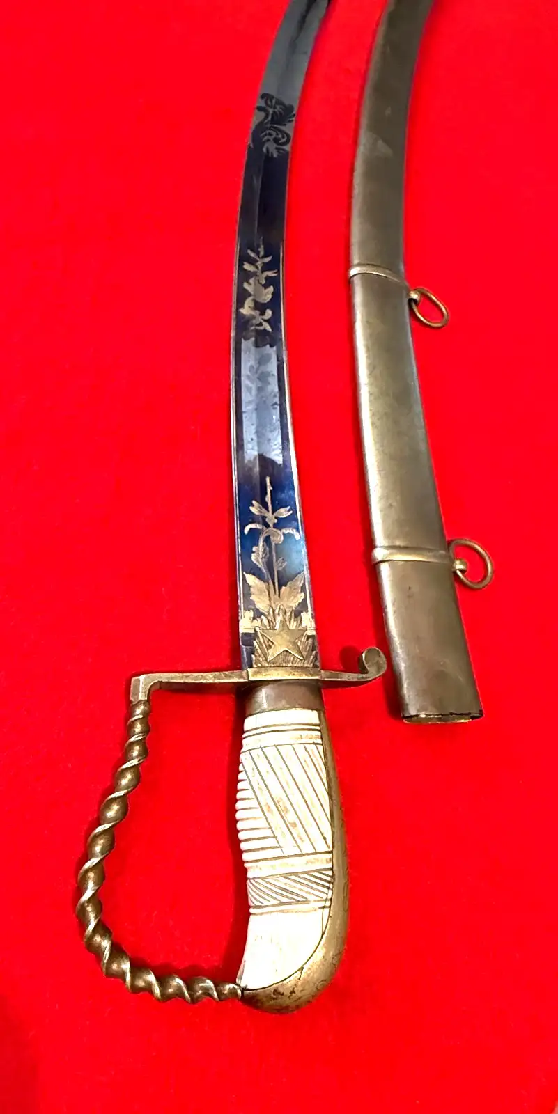 US War of 1812 Mounted Artillery Sword - View 8