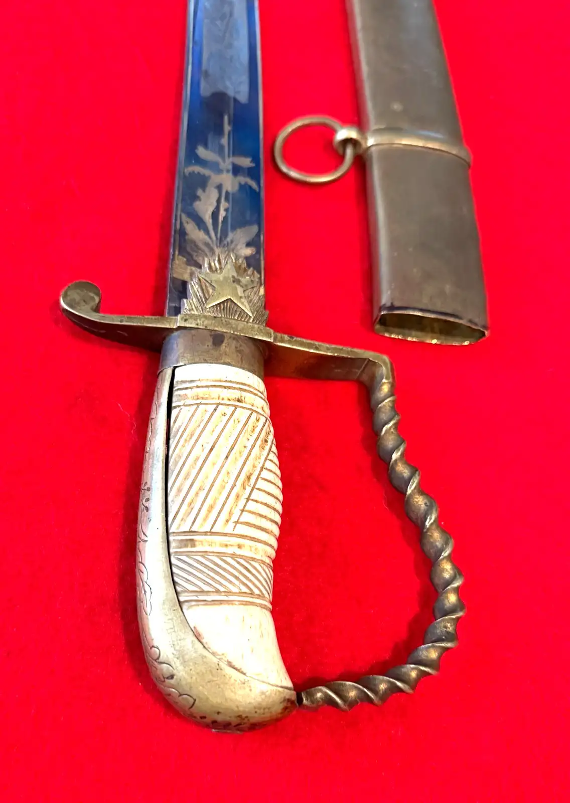 US War of 1812 Mounted Artillery Sword - View 9