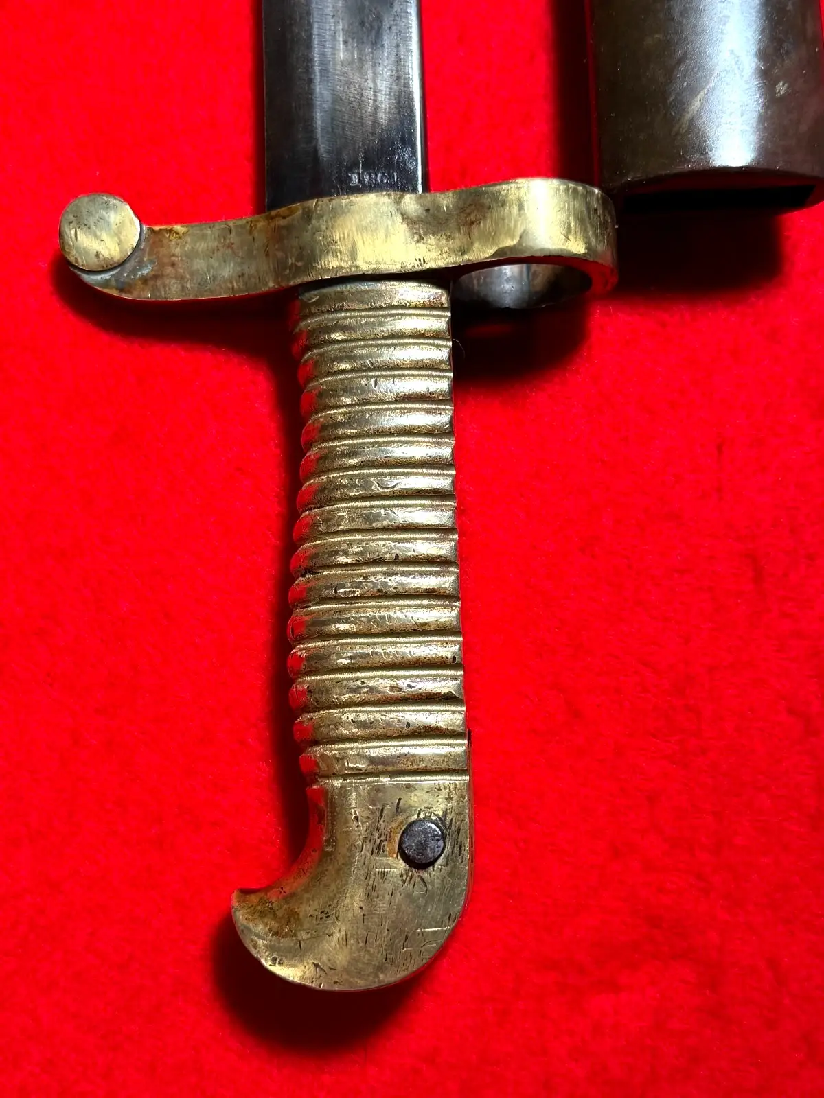 Rare Antique US Civil War Bayonet Short Sword - 9