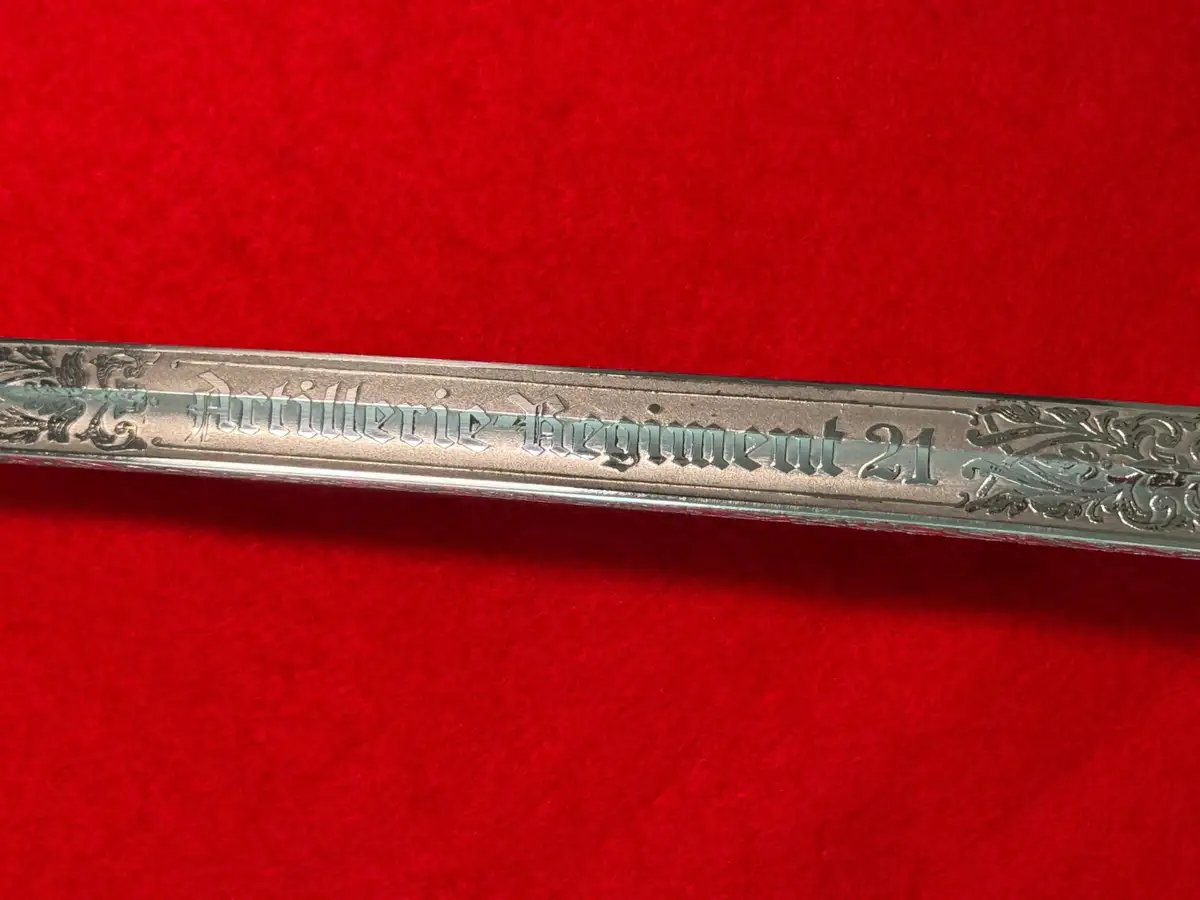 German Imperial Lion Head Sword by Holler - View 11