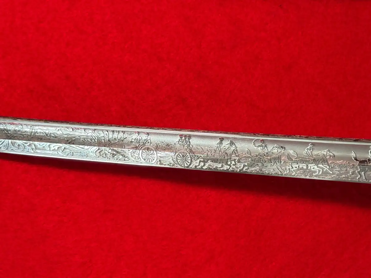German Imperial Lion Head Sword by Holler - View 12