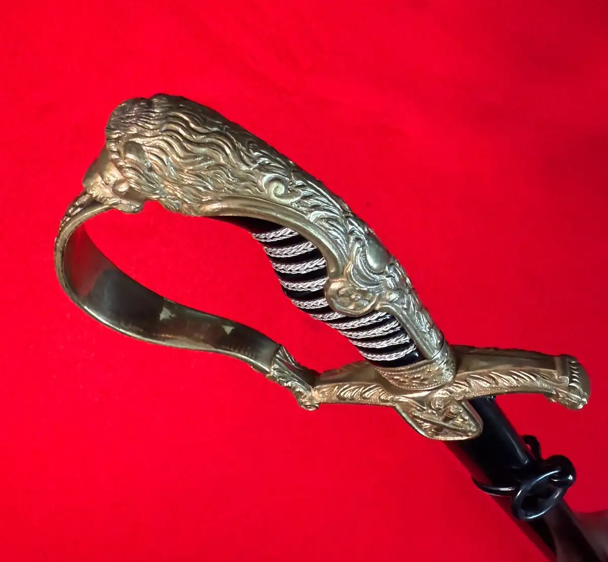 German Imperial Lion Head Sword by Holler - View 15