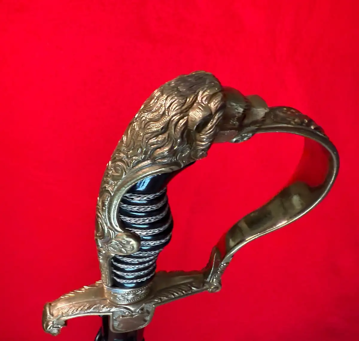 German Imperial Lion Head Sword by Holler - View 16