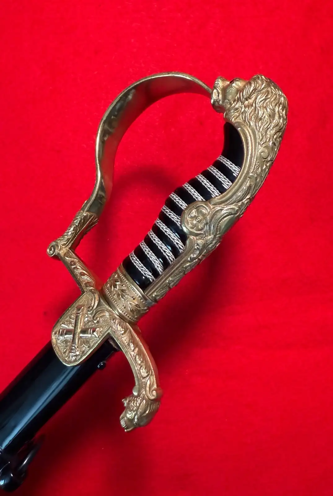 German Imperial Lion Head Sword by Holler - View 18