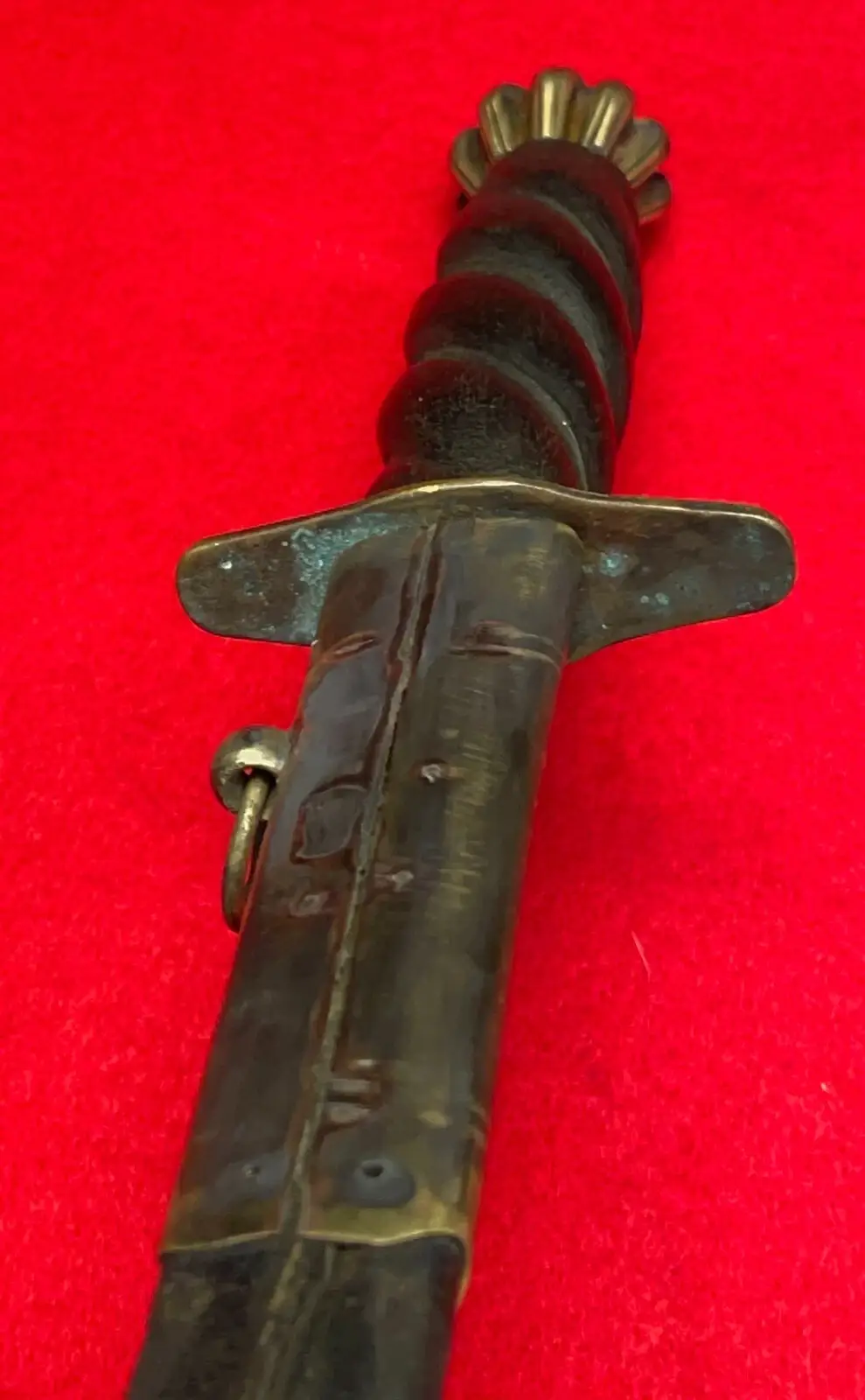 Antique American Revolution Large Naval Dagger (1700s) - 13