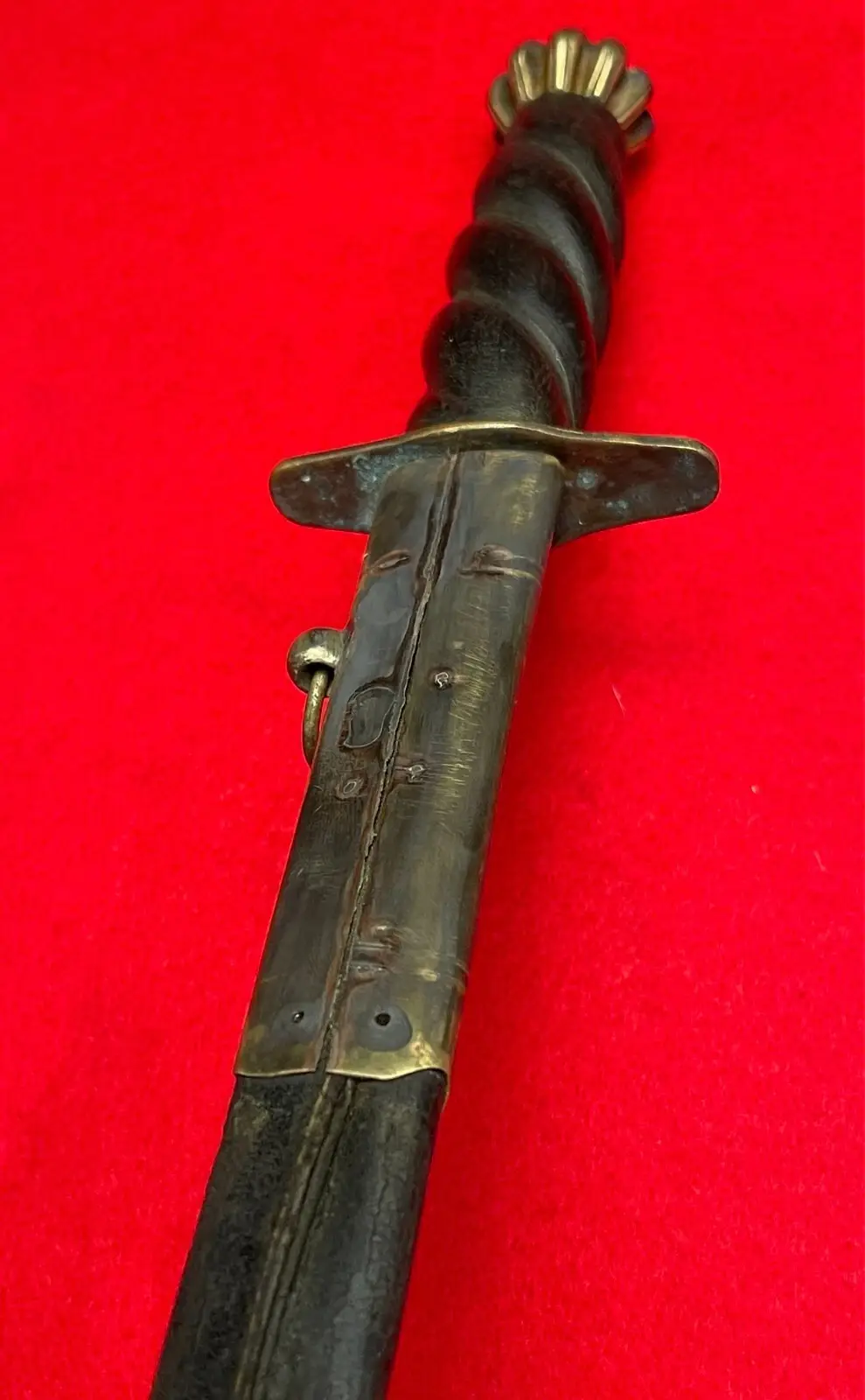 Antique American Revolution Large Naval Dagger (1700s) - 14