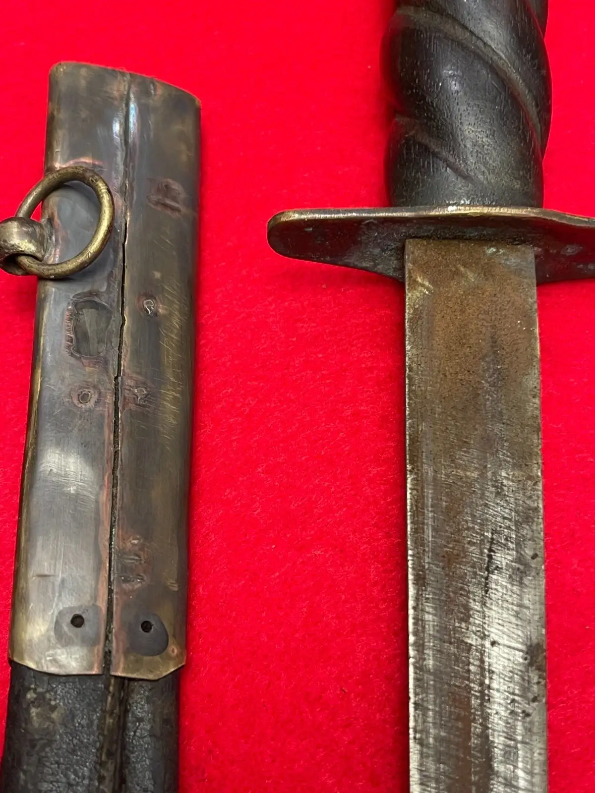 Antique American Revolution Large Naval Dagger (1700s) - 7