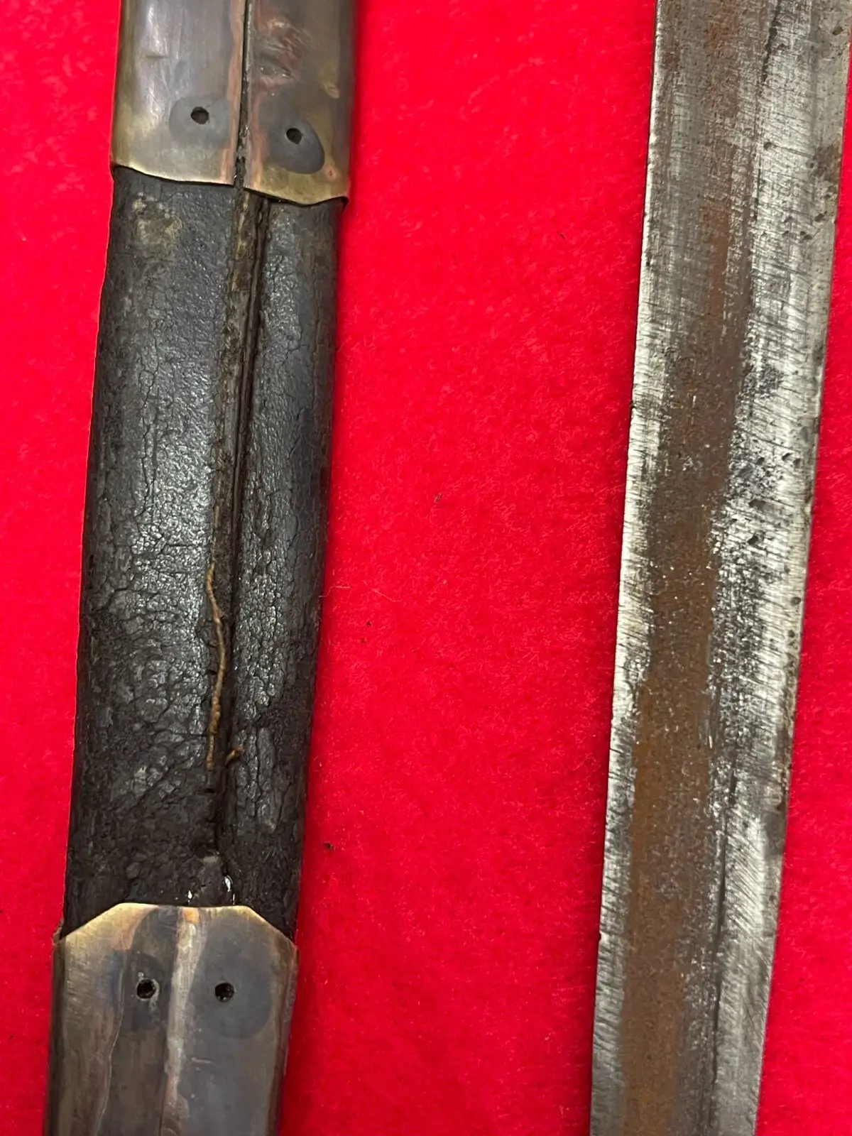 Antique American Revolution Large Naval Dagger (1700s) - 8