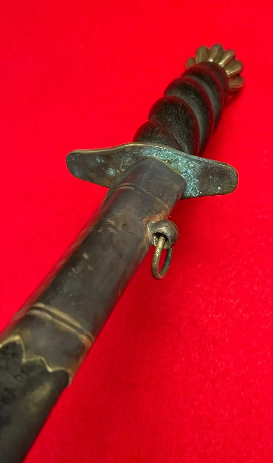 Antique American Revolution Large Naval Dagger (1700s) - 9
