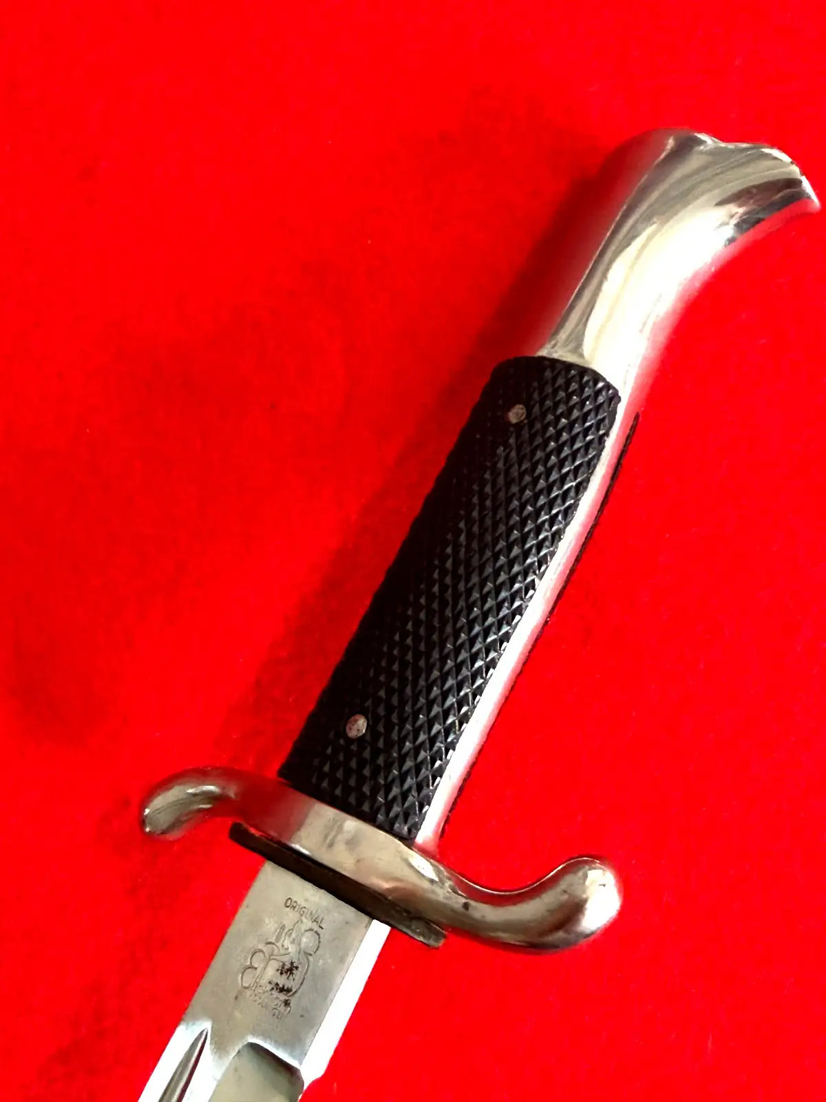 German WWII Fireman Dress Dagger by Eickhorn - View 10
