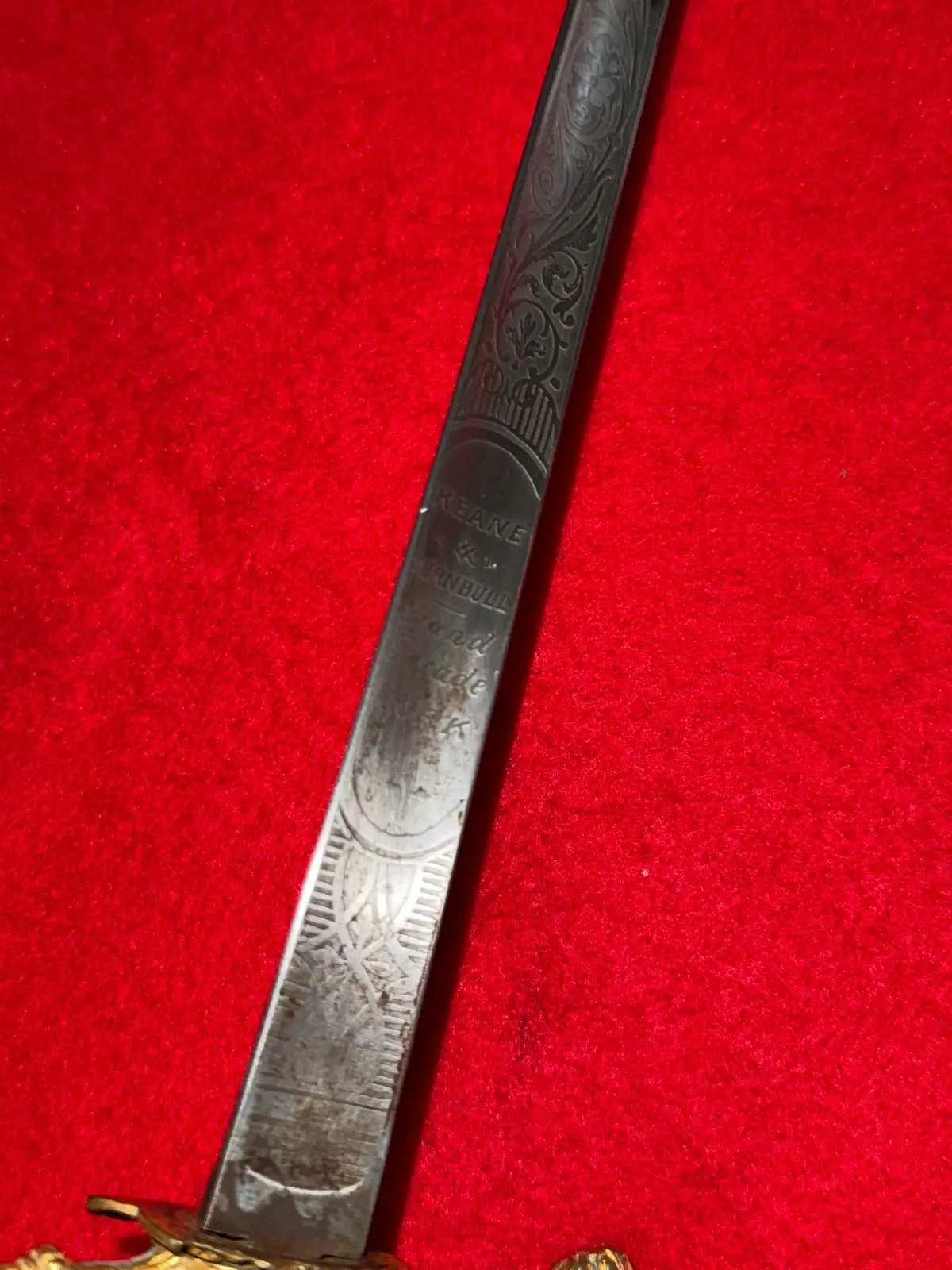 Irish 19th Century Gilded Court Sword - View 14