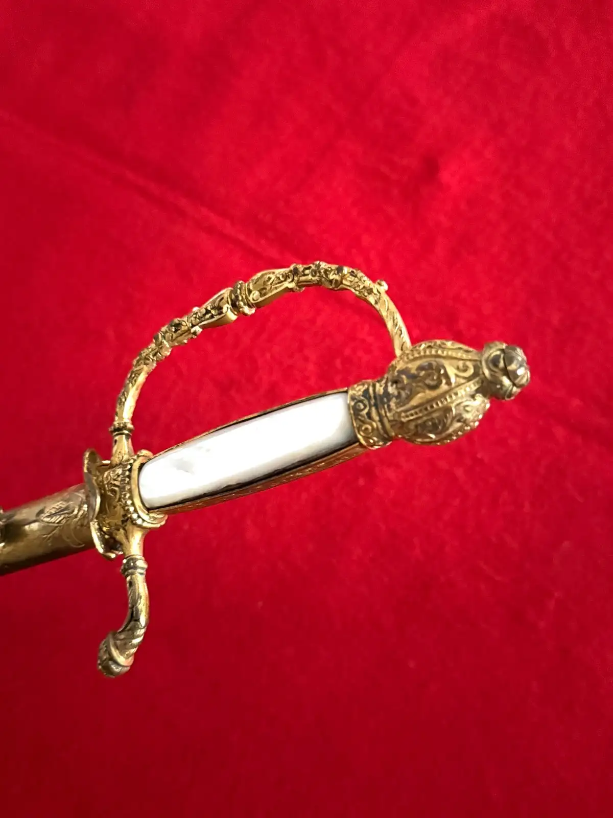 Irish 19th Century Gilded Court Sword - View 17