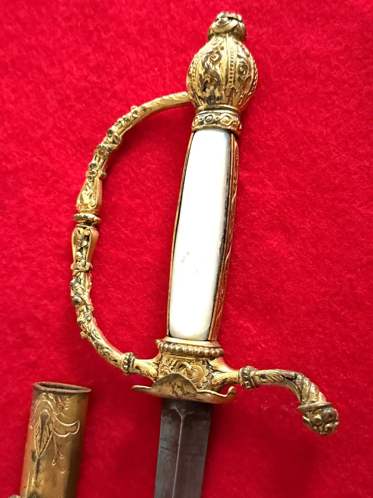 Irish 19th Century Gilded Court Sword - View 22