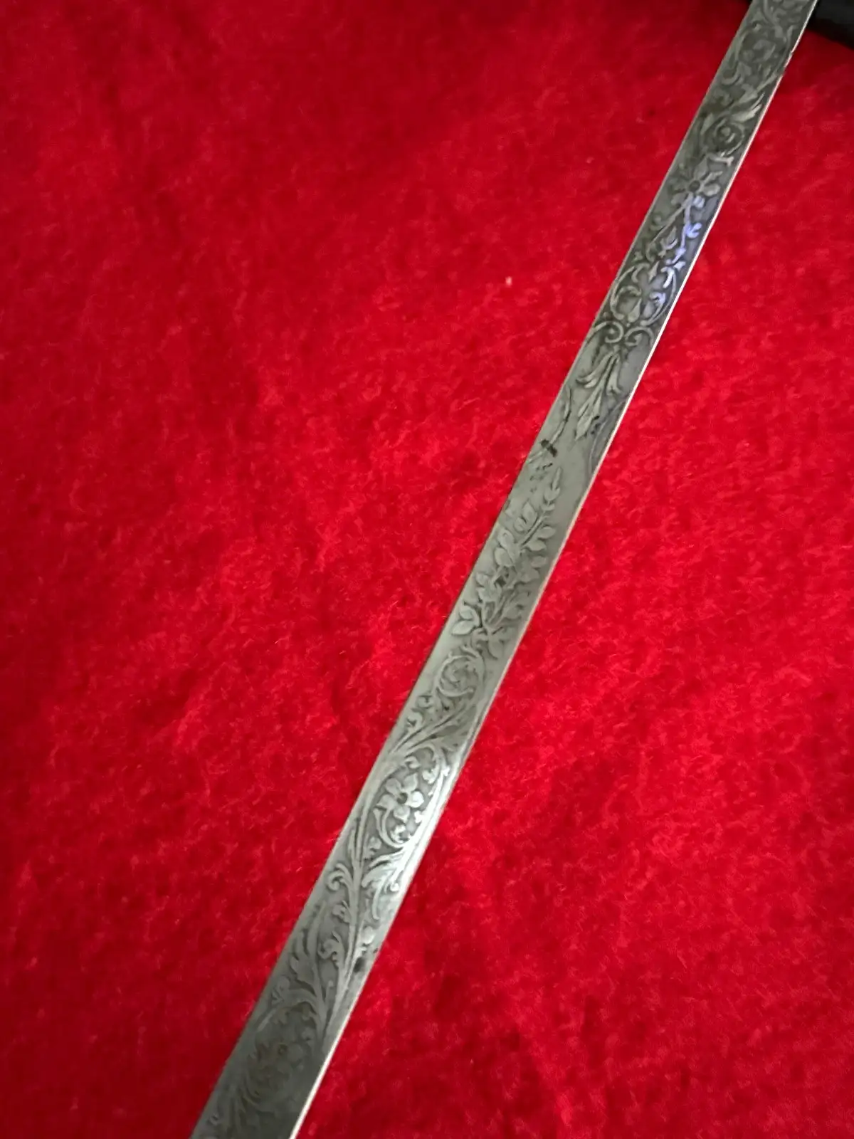Irish 19th Century Gilded Court Sword - View 8