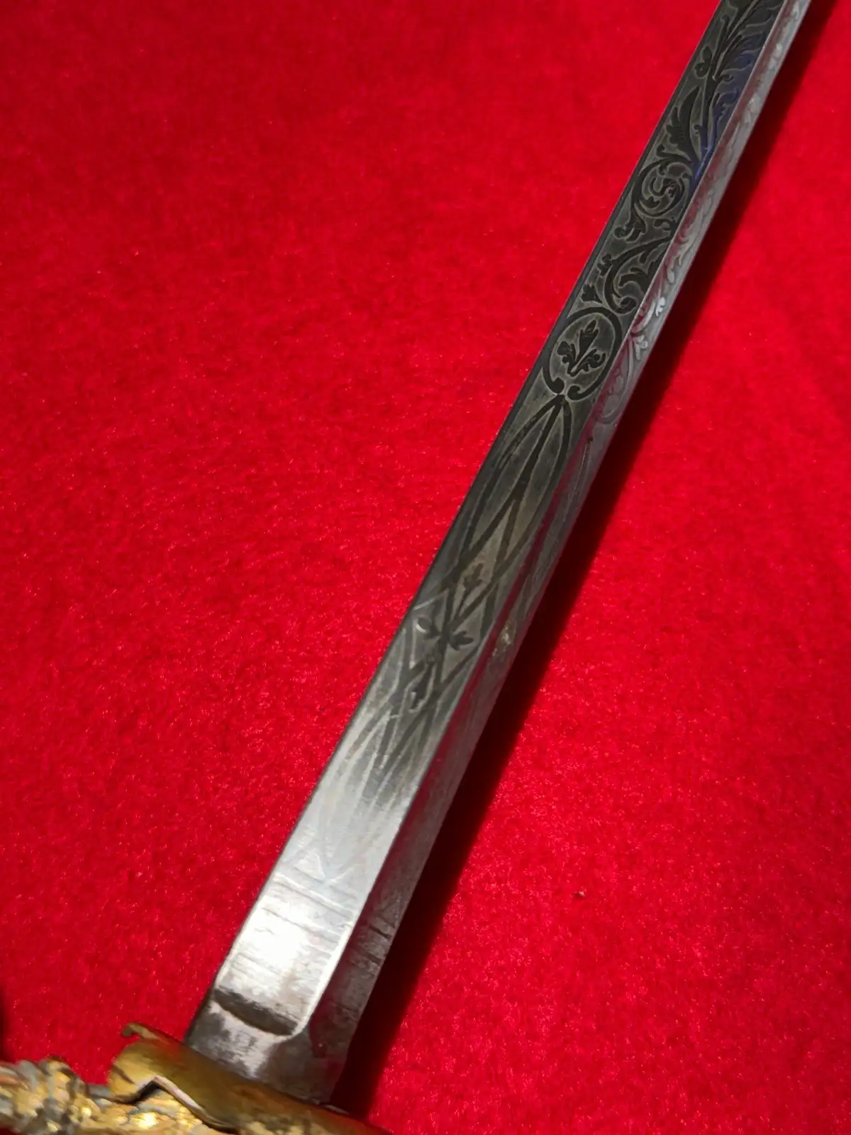 Irish 19th Century Gilded Court Sword - View 9