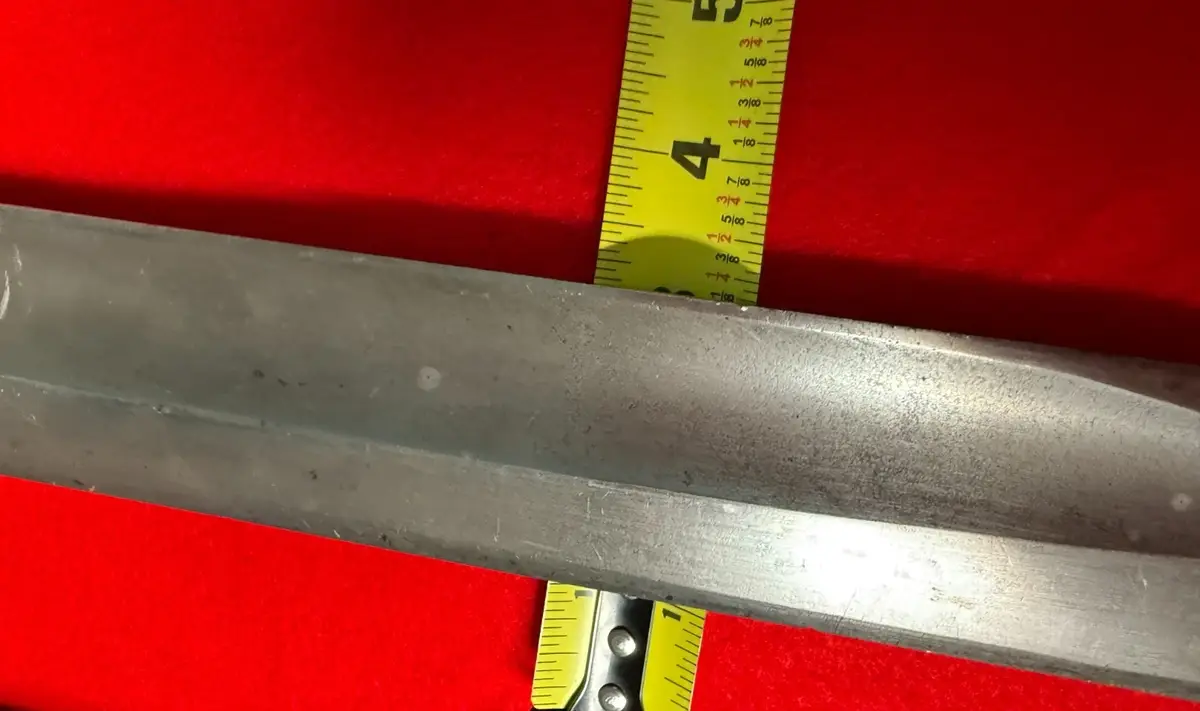 Original Antique Austrian WW1 Short Sword Large Knife with Scabbard - 4