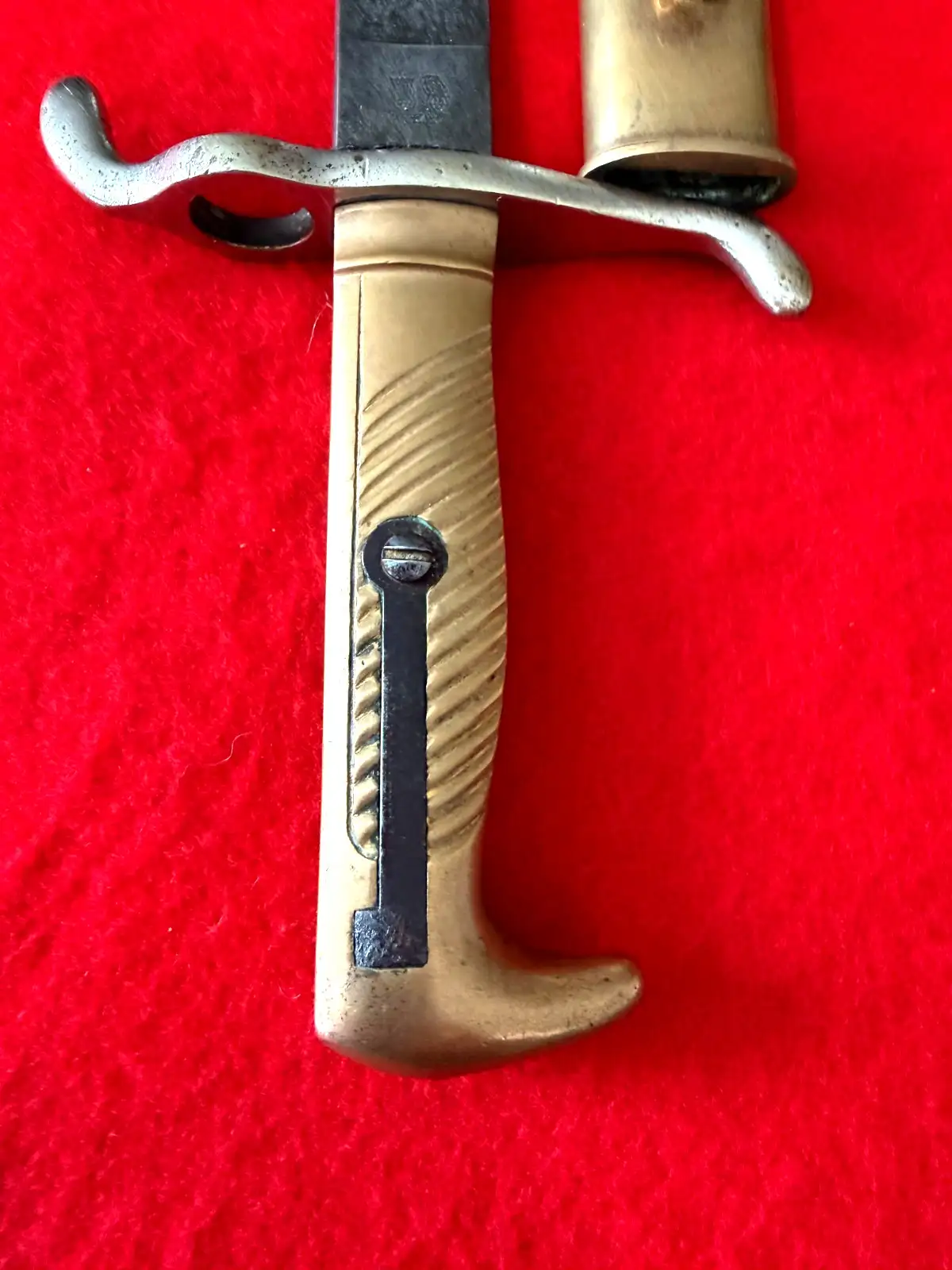 Original German WW1 M1871 Dress Bayonet - View 13