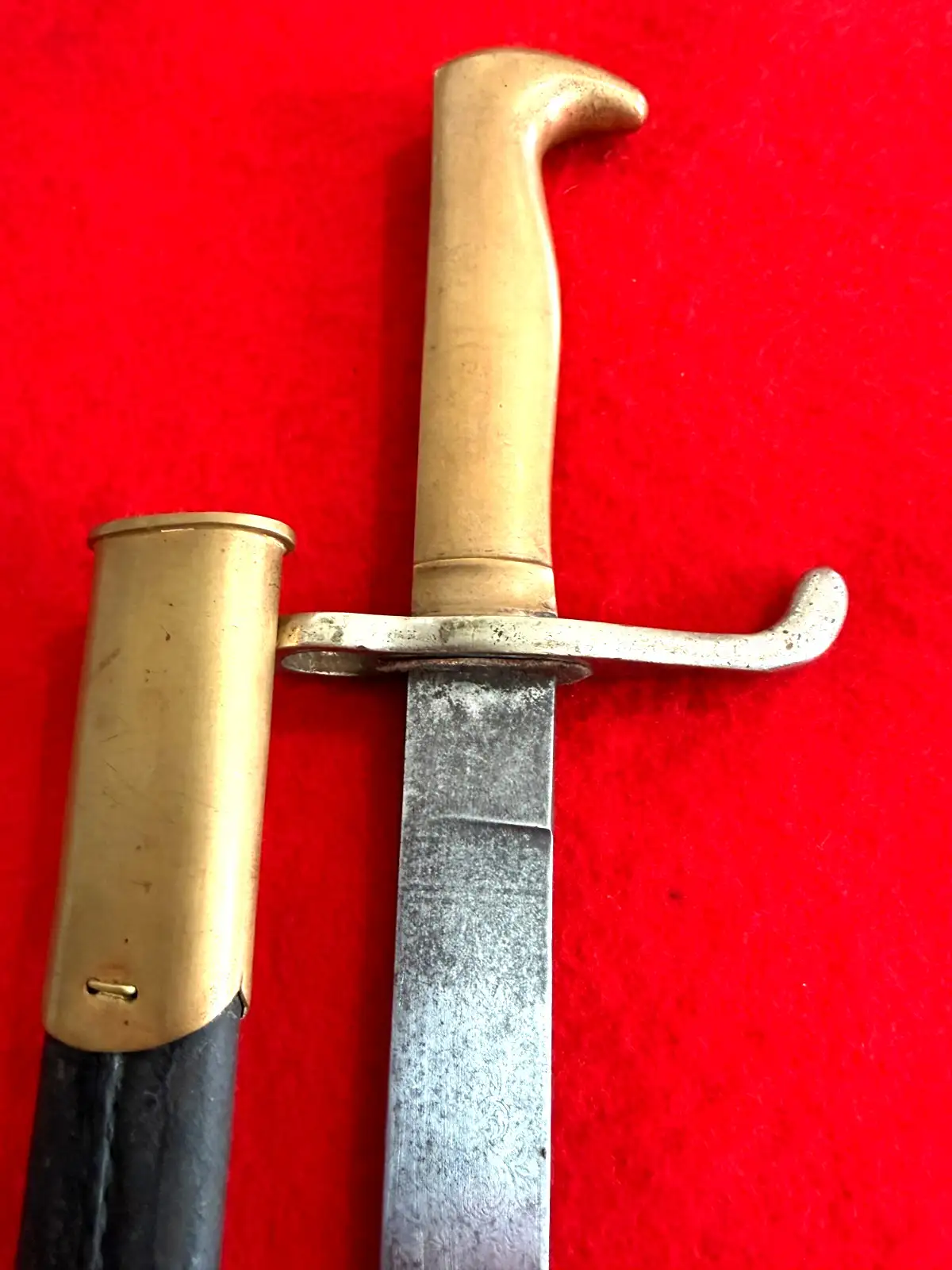 Original German WW1 M1871 Dress Bayonet - View 6