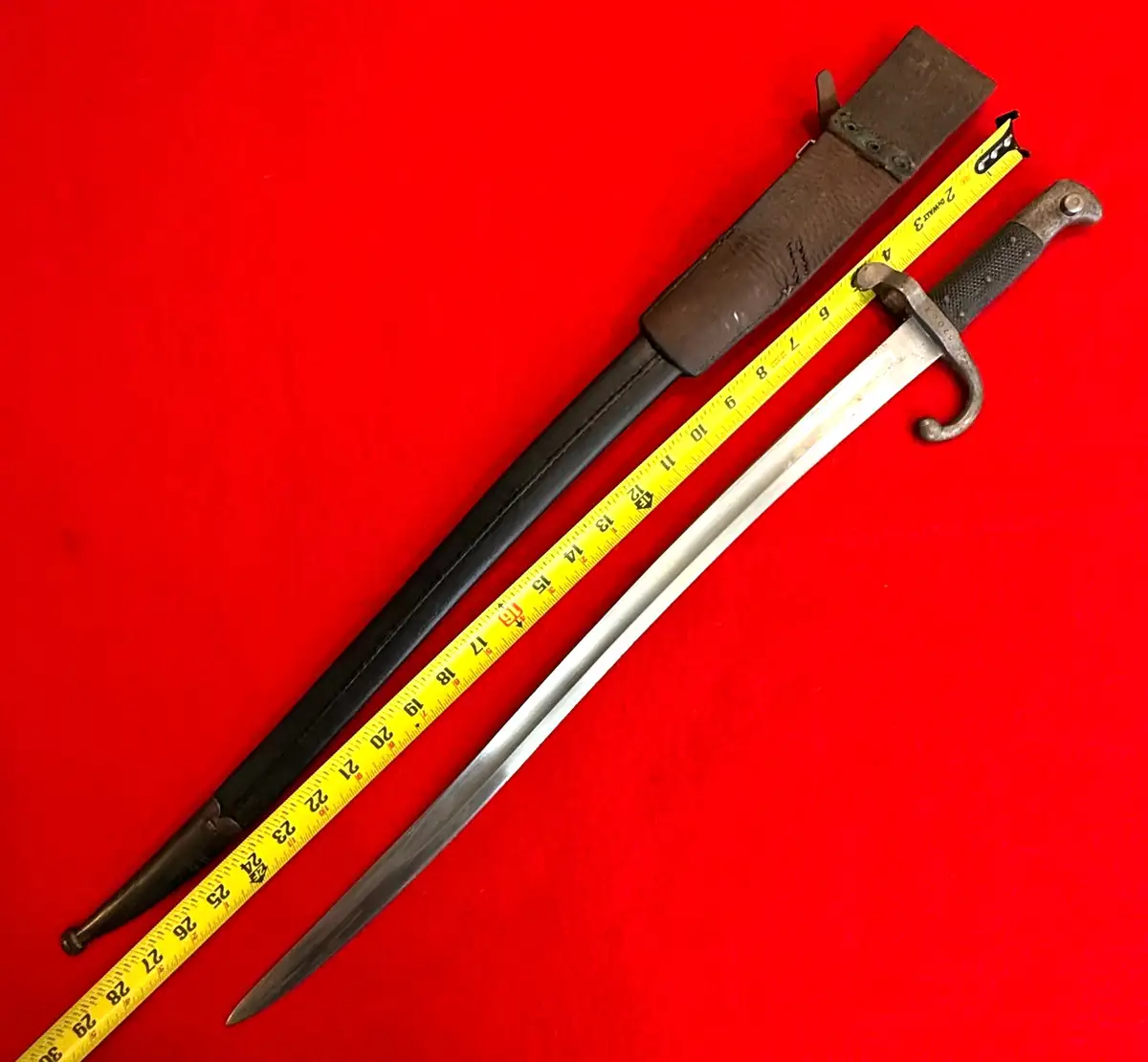 Danish WWI Model 1867 Rolling Block Bayonet alternate view