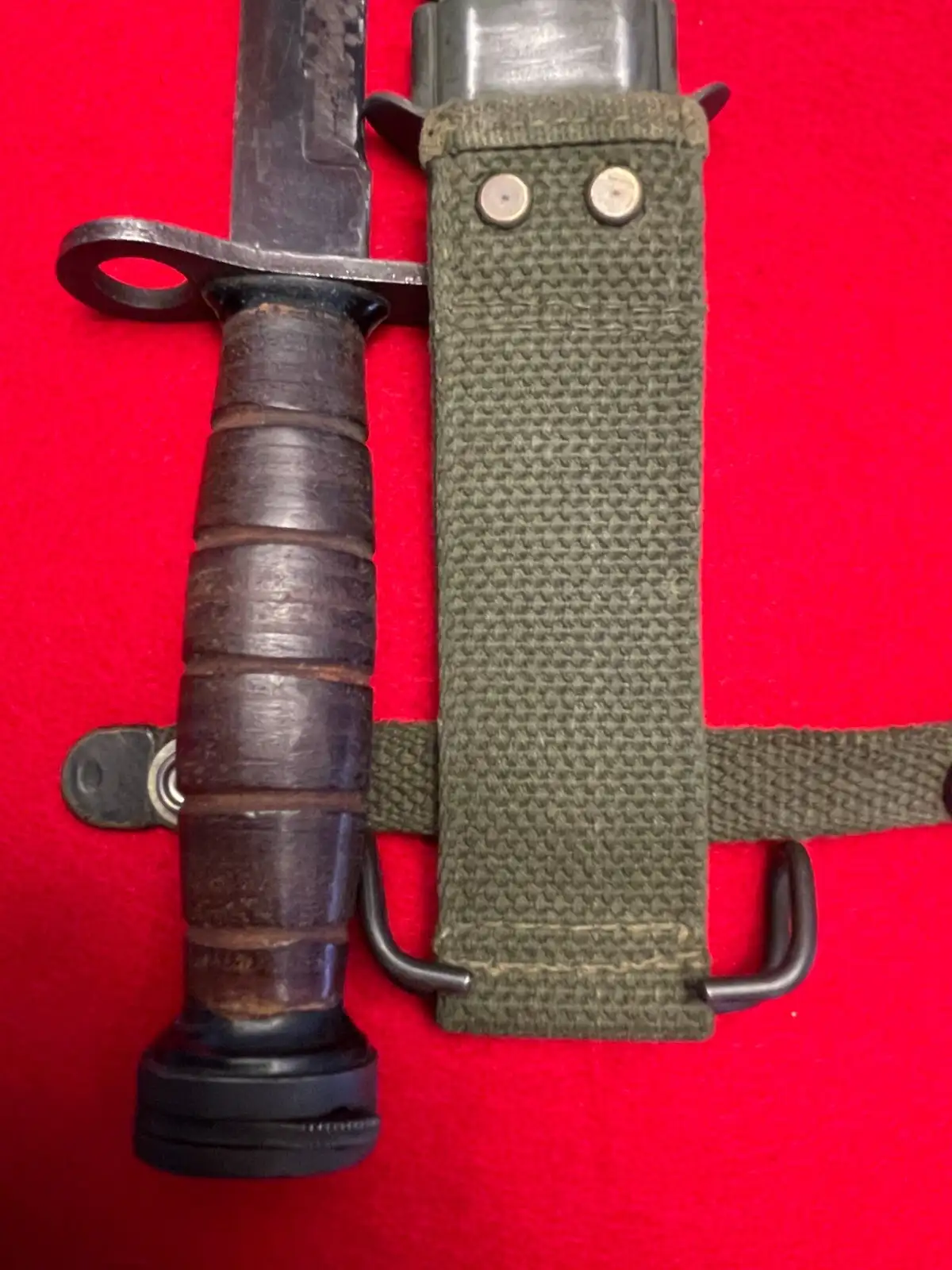 US Post-WWII Bayonet Knife with USM8 Scabbard - View 6