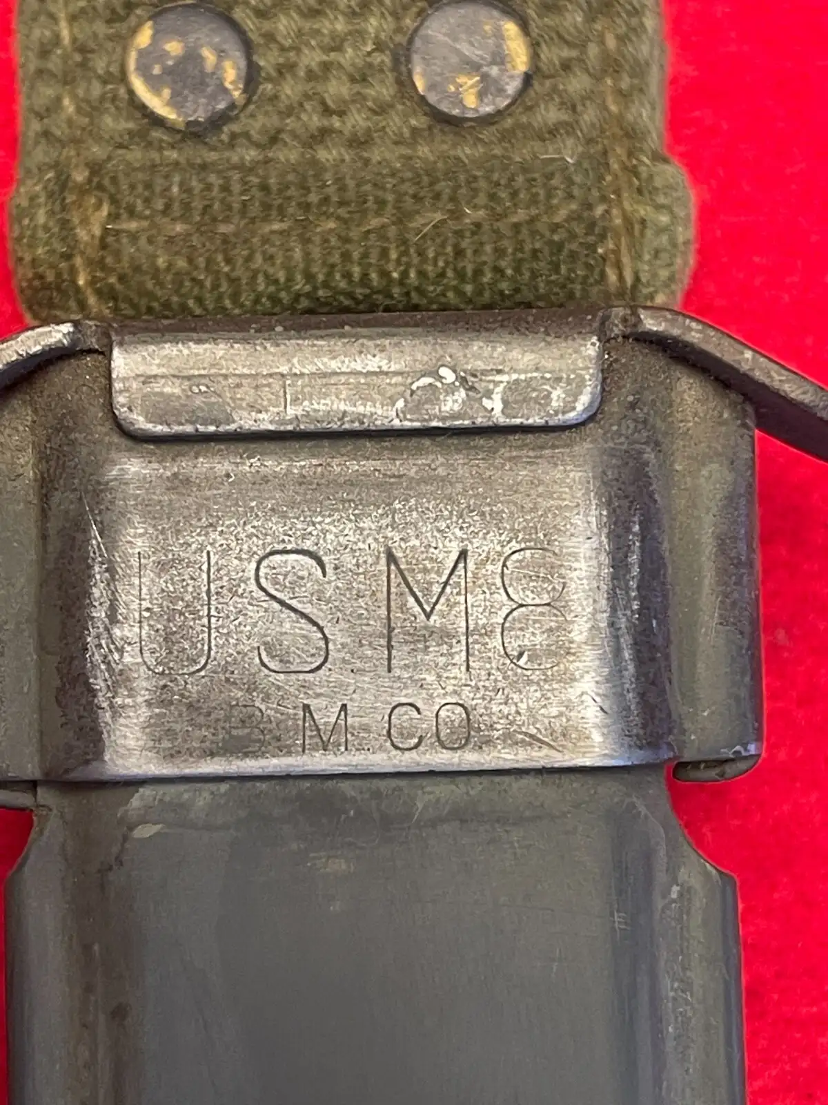 US Post-WWII Bayonet Knife with USM8 Scabbard - View 9