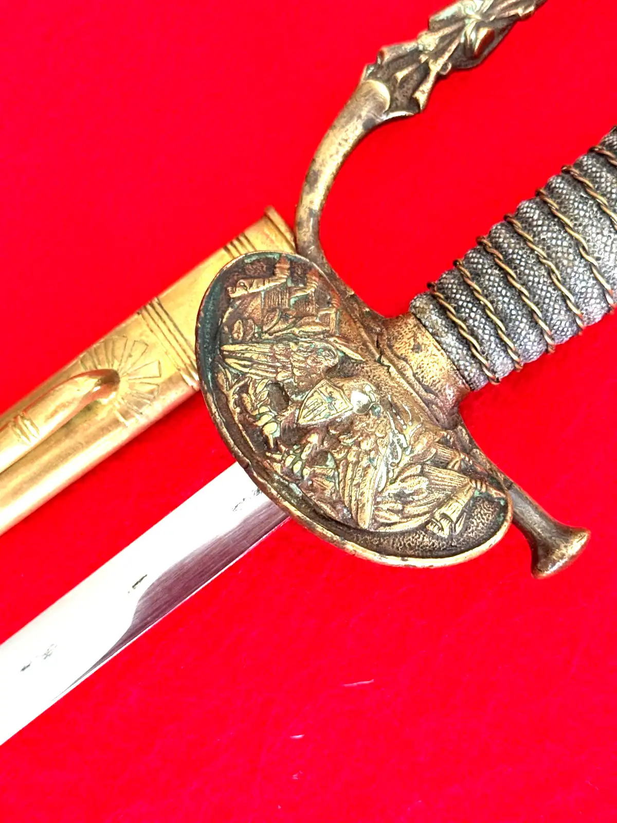 US Indian Wars M1860 Staff Officer Sword - View 10