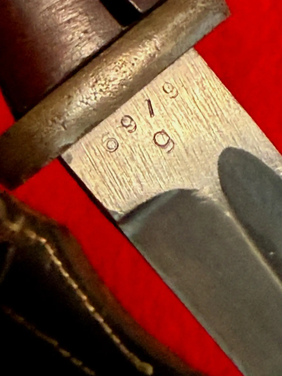 German WWII K98 Bayonet 44 fnj with Frog - View 12