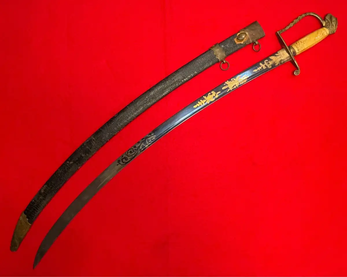 US War of 1812 Eagle Head Officer Sword - View 3