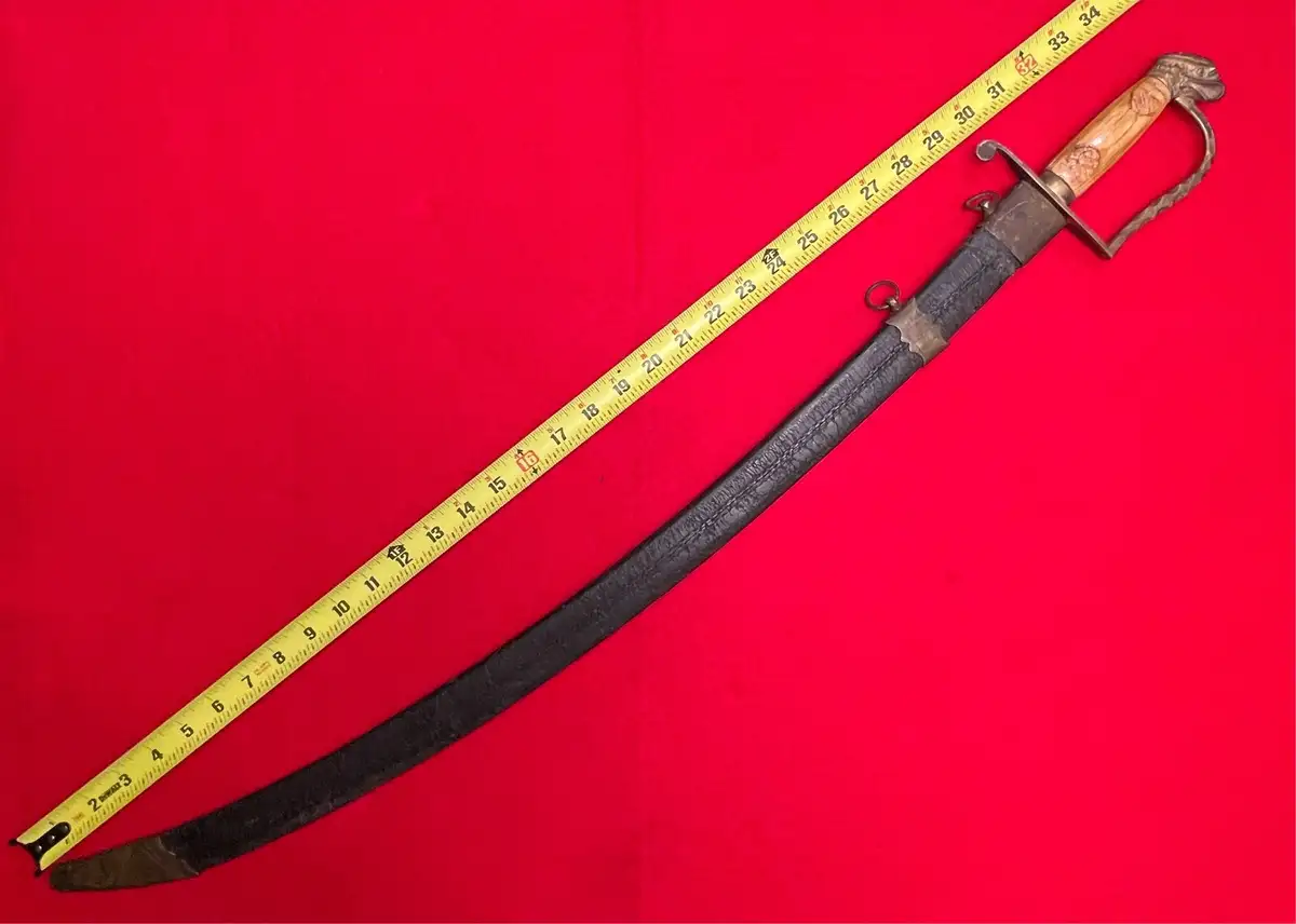 US War of 1812 Eagle Head Officer Sword - View 4