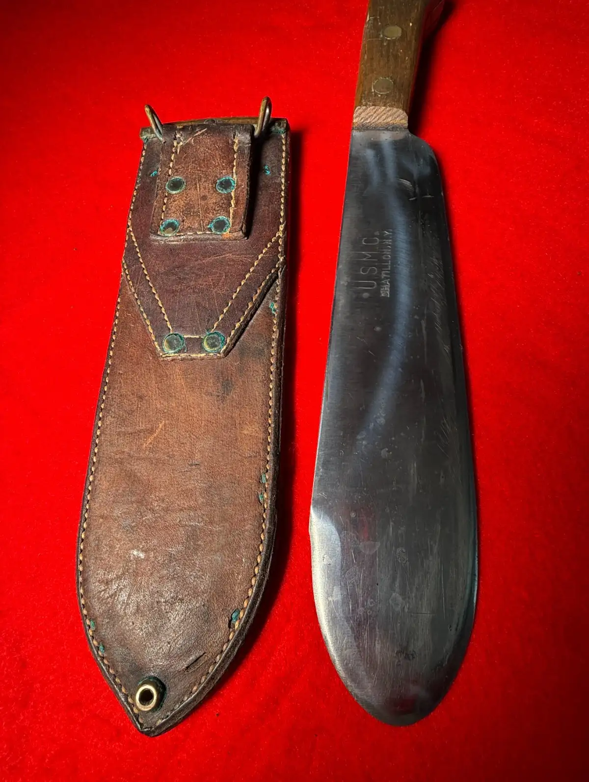 US WWII USMC Bolo Knife by Chatillon - View 5