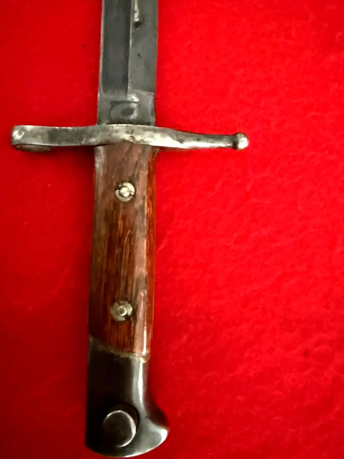 Italian WWII M1891 Carcano Bayonet with Frog - View 8