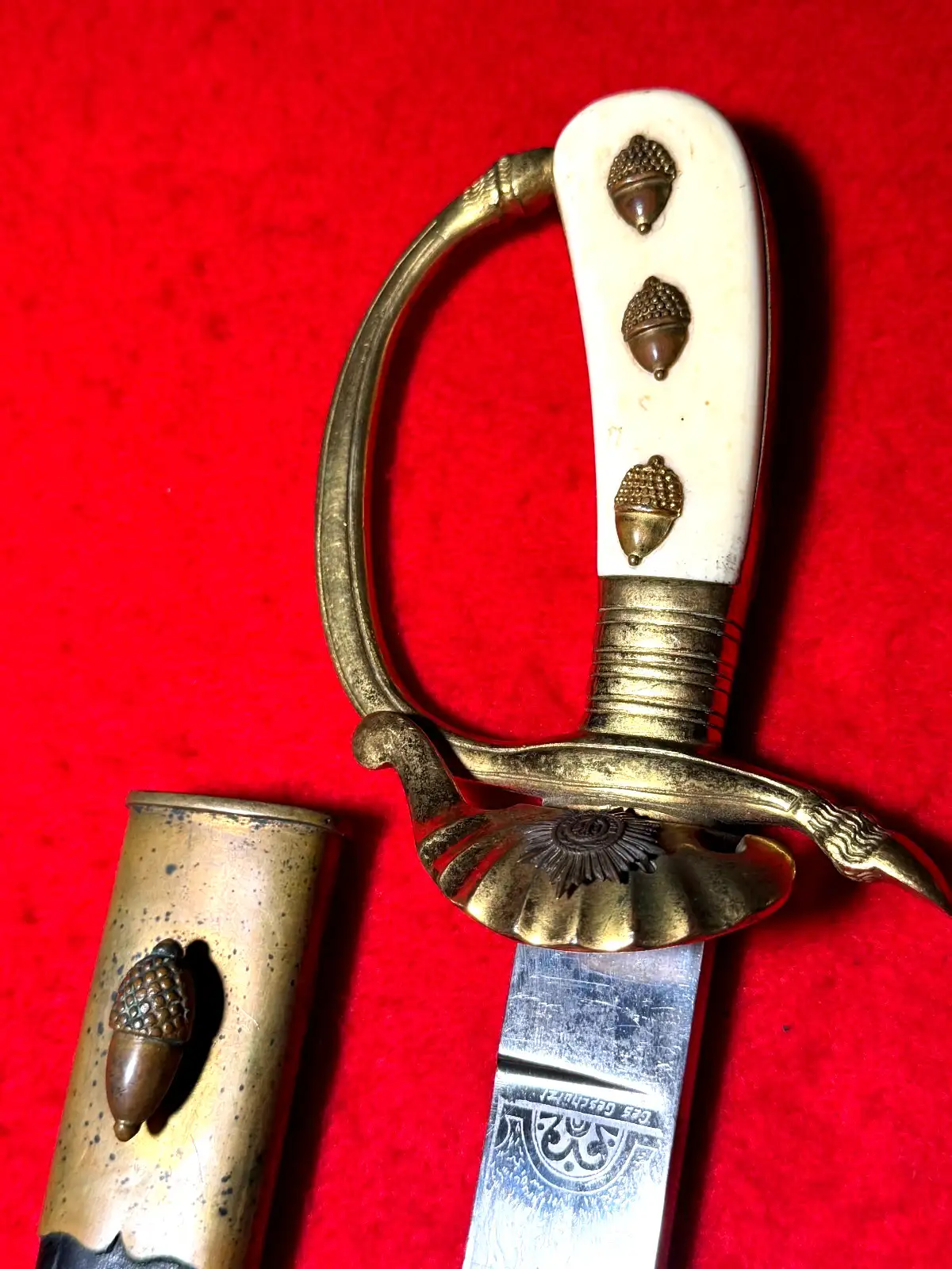 German Imperial Etched Forestry Cutlass - View 5
