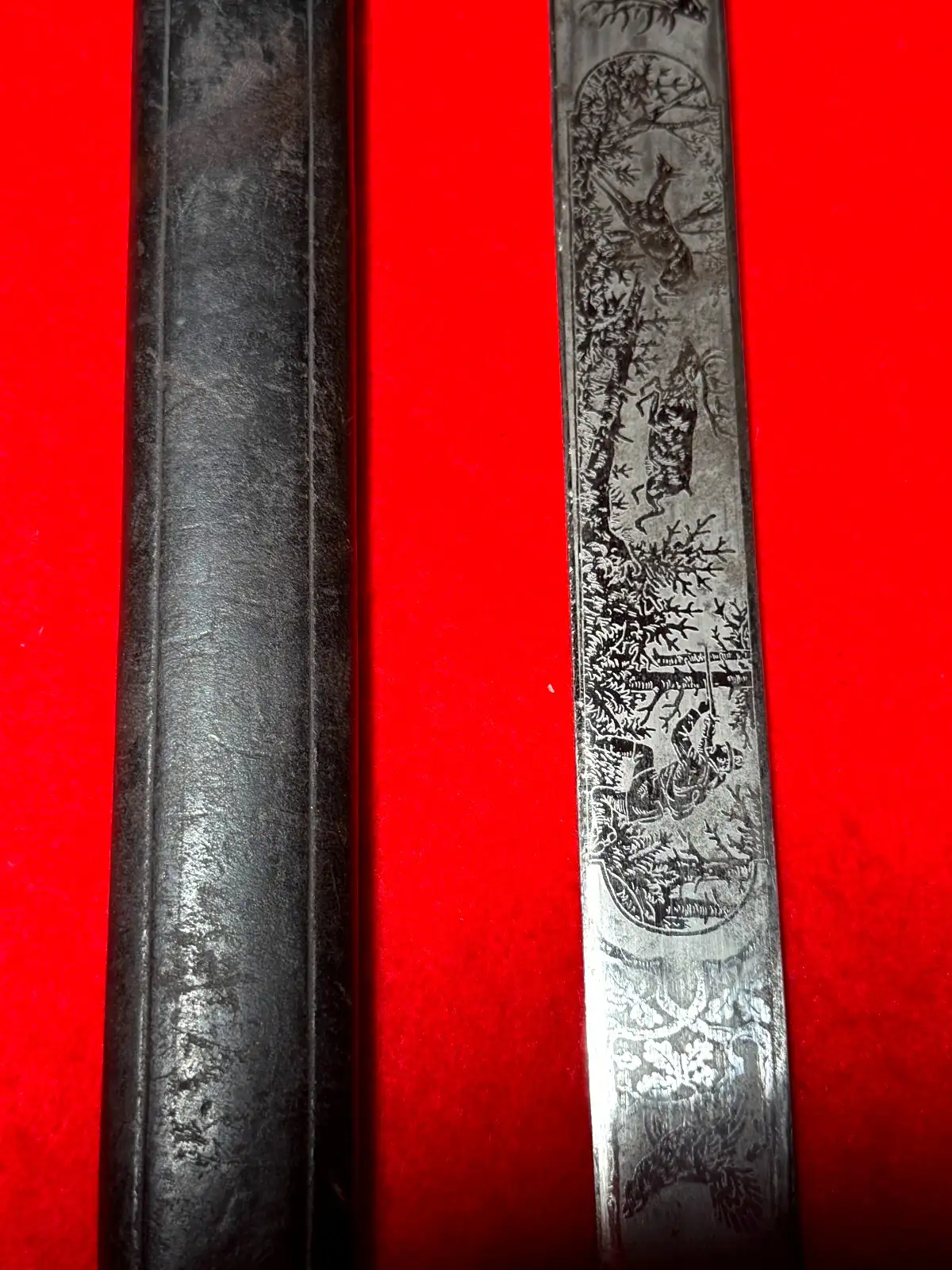 German Imperial Etched Forestry Cutlass - View 6