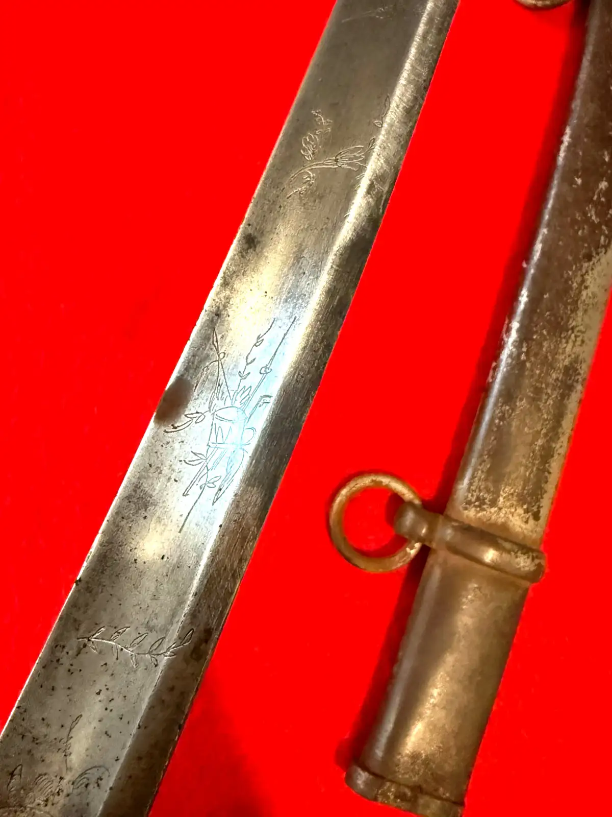 US War of 1812 Mounted Artillery Sword - View 12