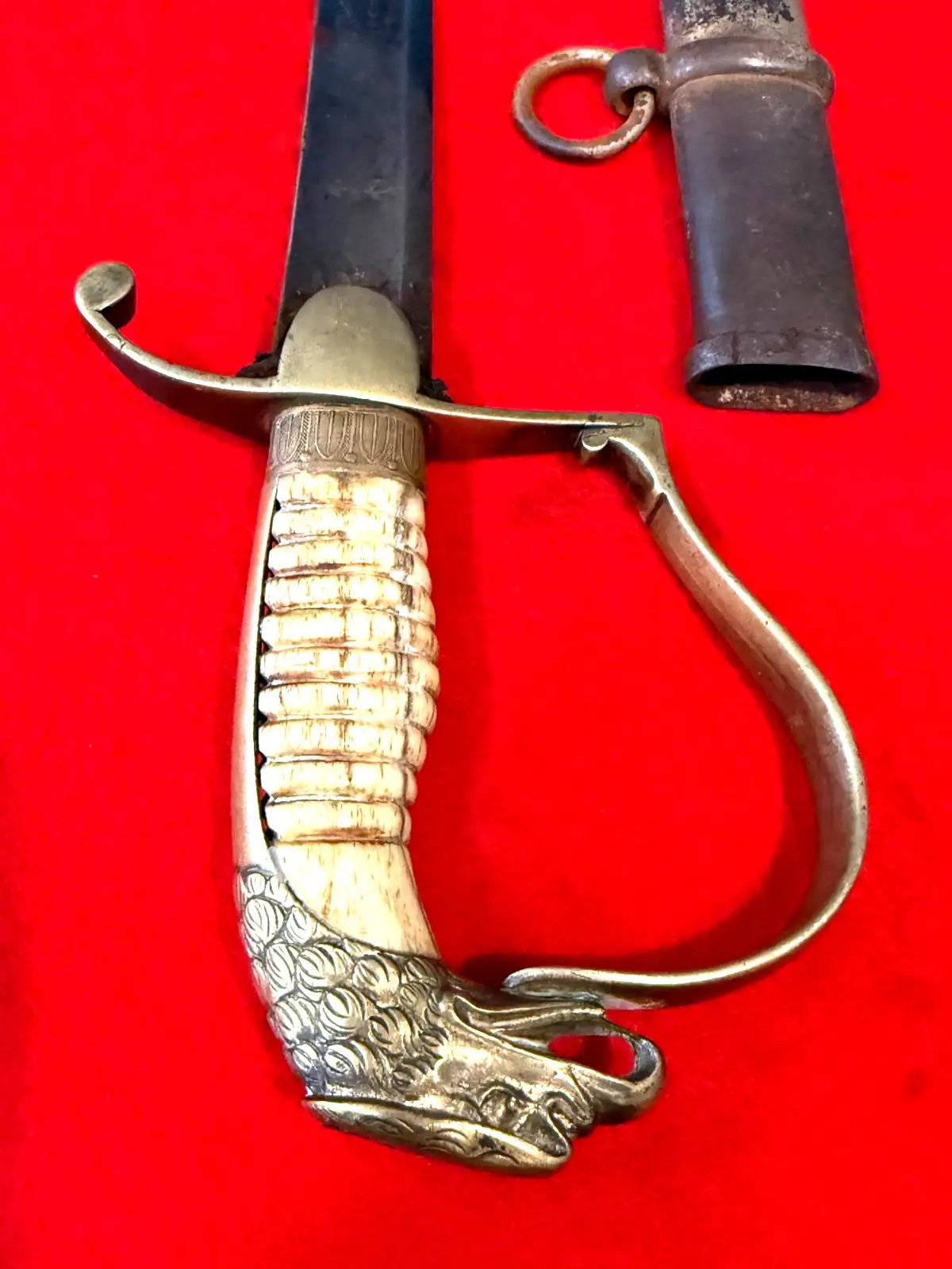 US War of 1812 Mounted Artillery Sword - View 14