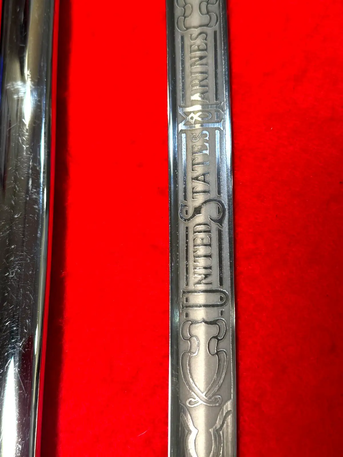 USMC Mid-20th Century Officer Sword with Knot - View 5
