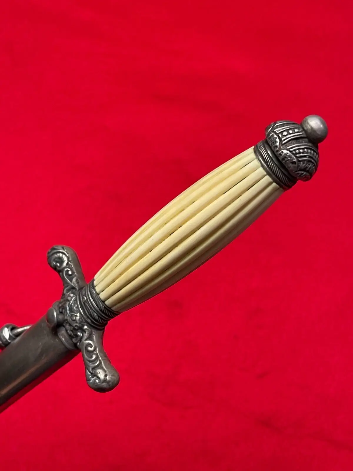 Antique Austria WW1 Navy Officer's Engraved Dagger - 11